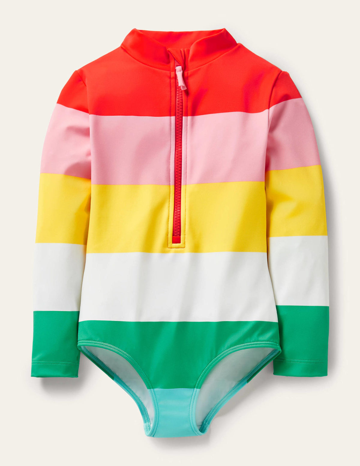 Long-sleeved Swimsuit-Multi Rainbow - Image 1