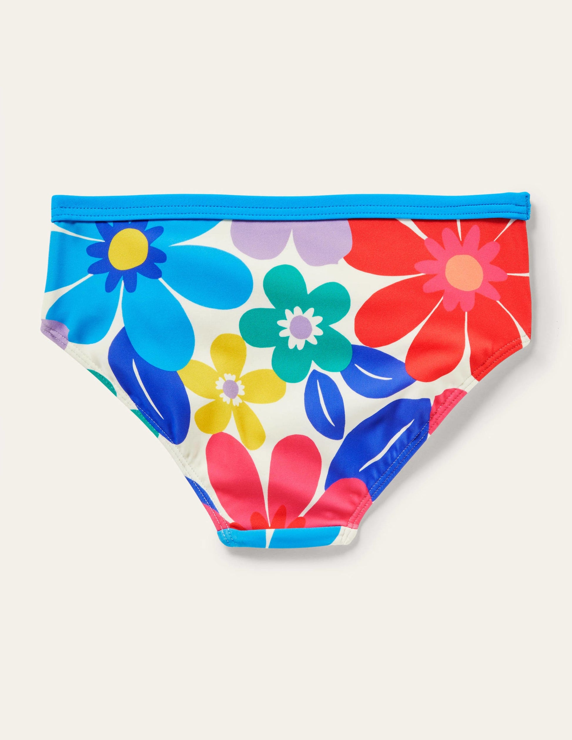 Patterned Bikini Bottoms-Multi Surf Floral-2