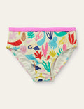 Patterned Bikini Bottoms-Multi Mermaids