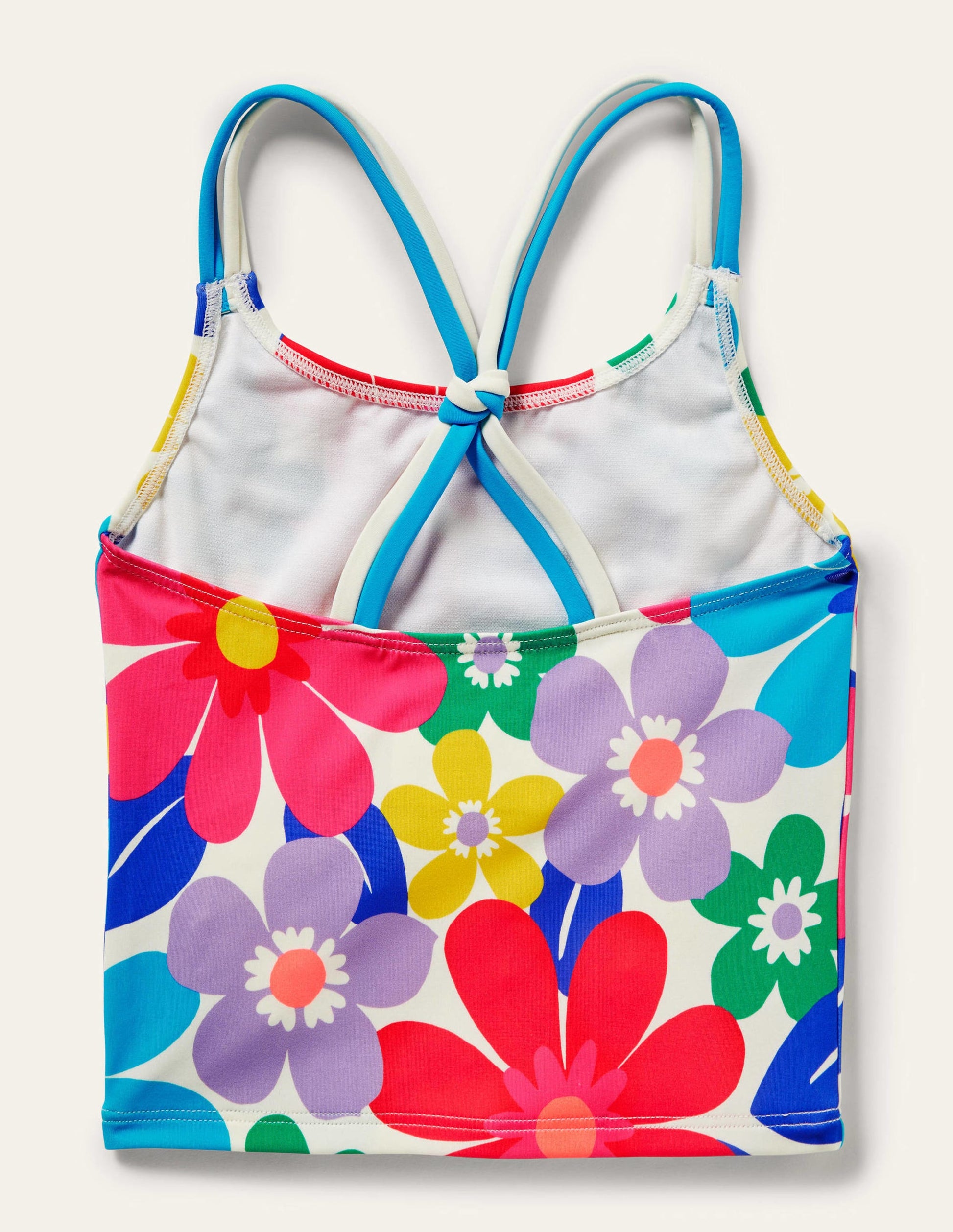 Patterned Tankini Top-Multi Surf Floral-2