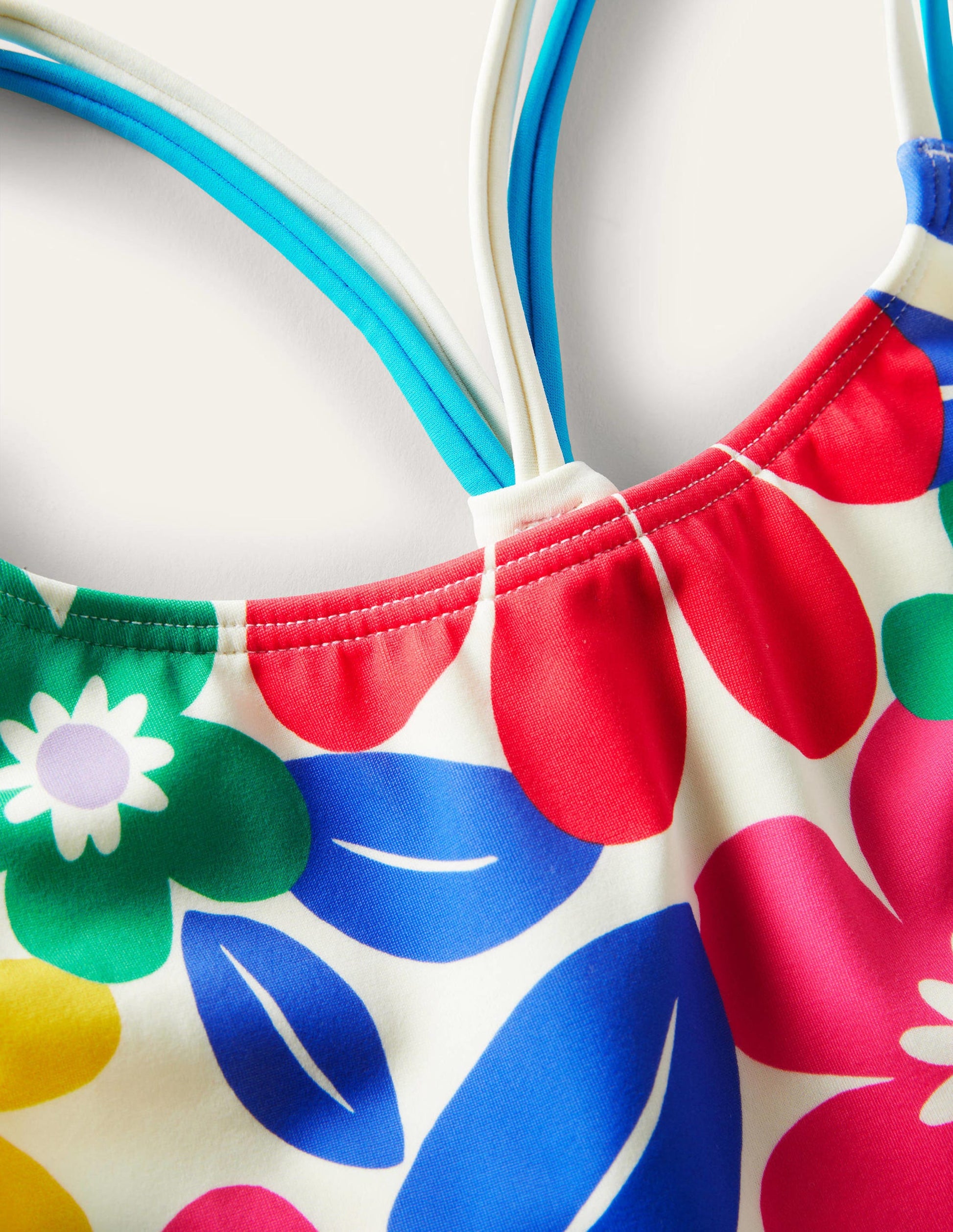 Patterned Tankini Top-Multi Surf Floral-3