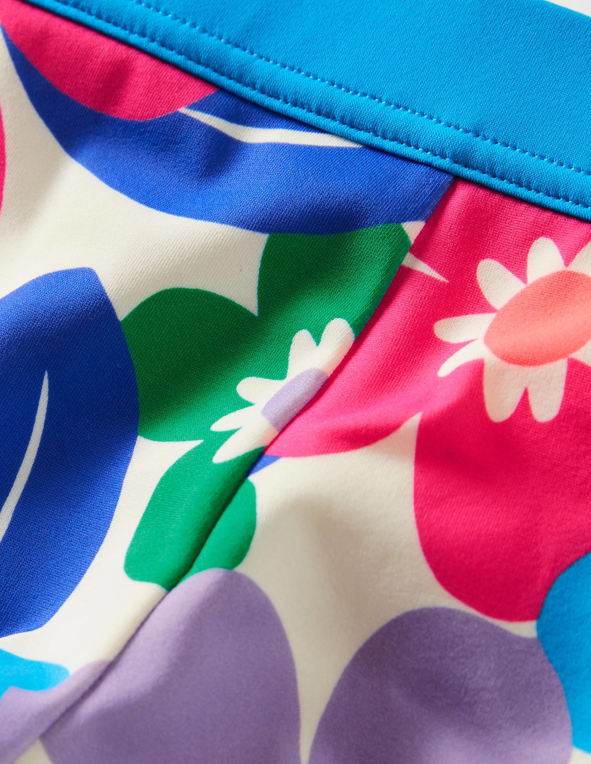 Patterned Swim Shorts-Multi Surf Floral-3