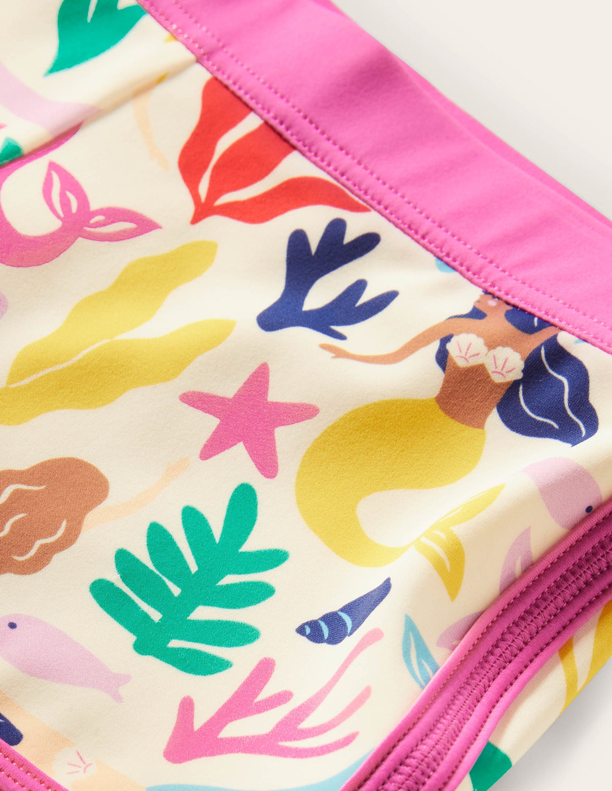 Patterned Swim Shorts-Multi Mermaids - Image 3