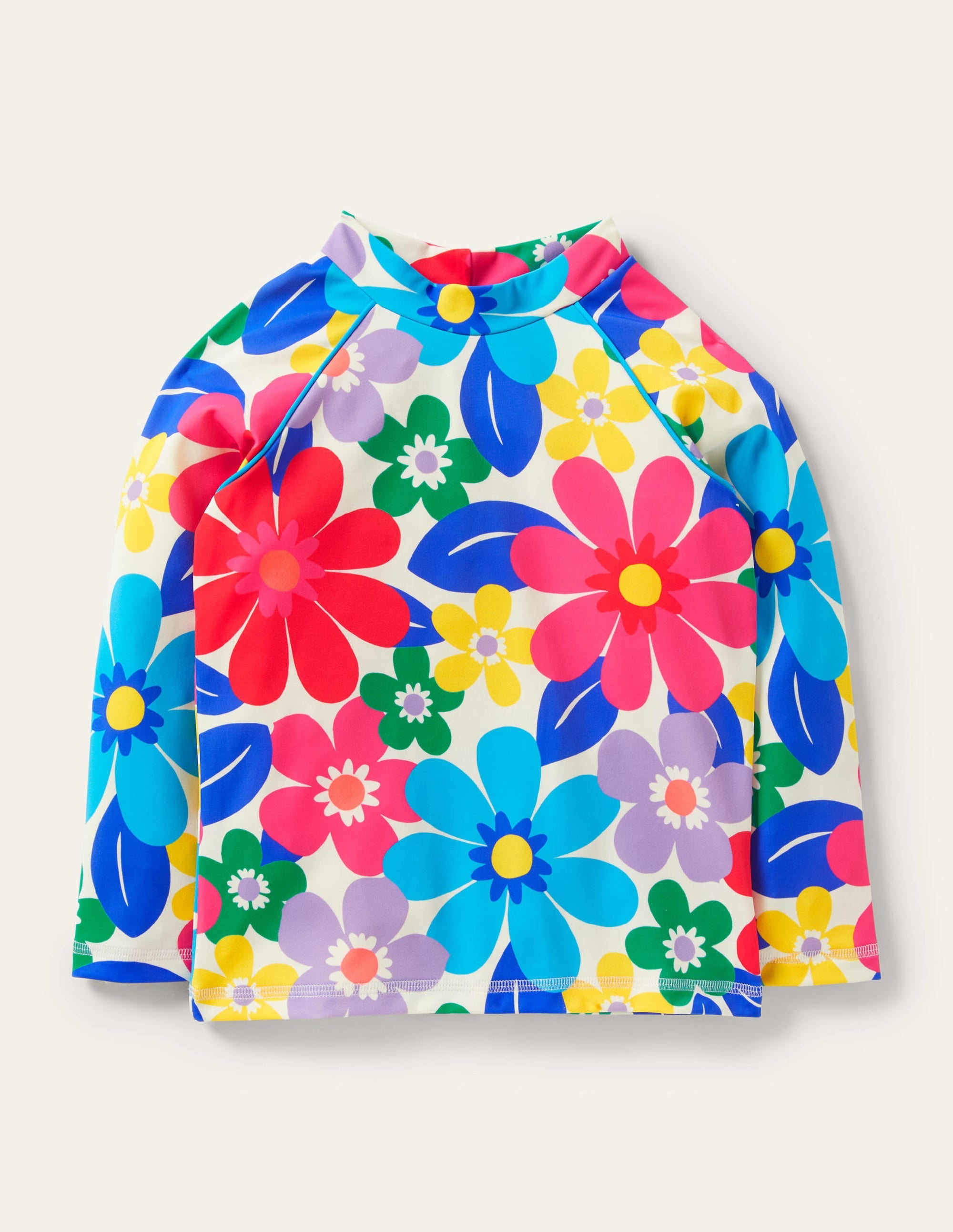 Patterned Rash Guard-Multi Surf Floral - Image 1