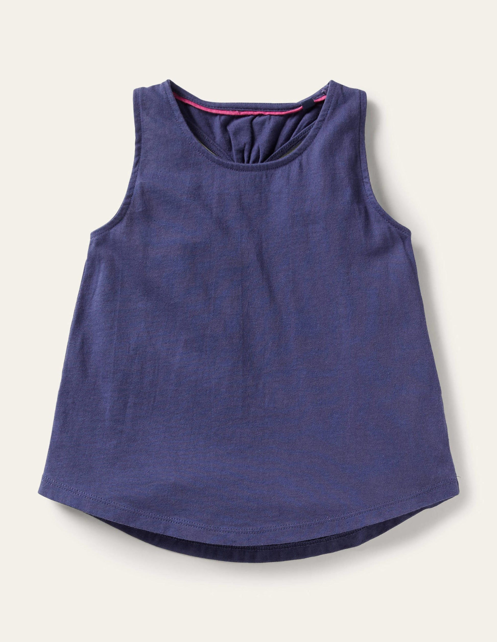 Knot Back Tank Top-Starboard Blue-1