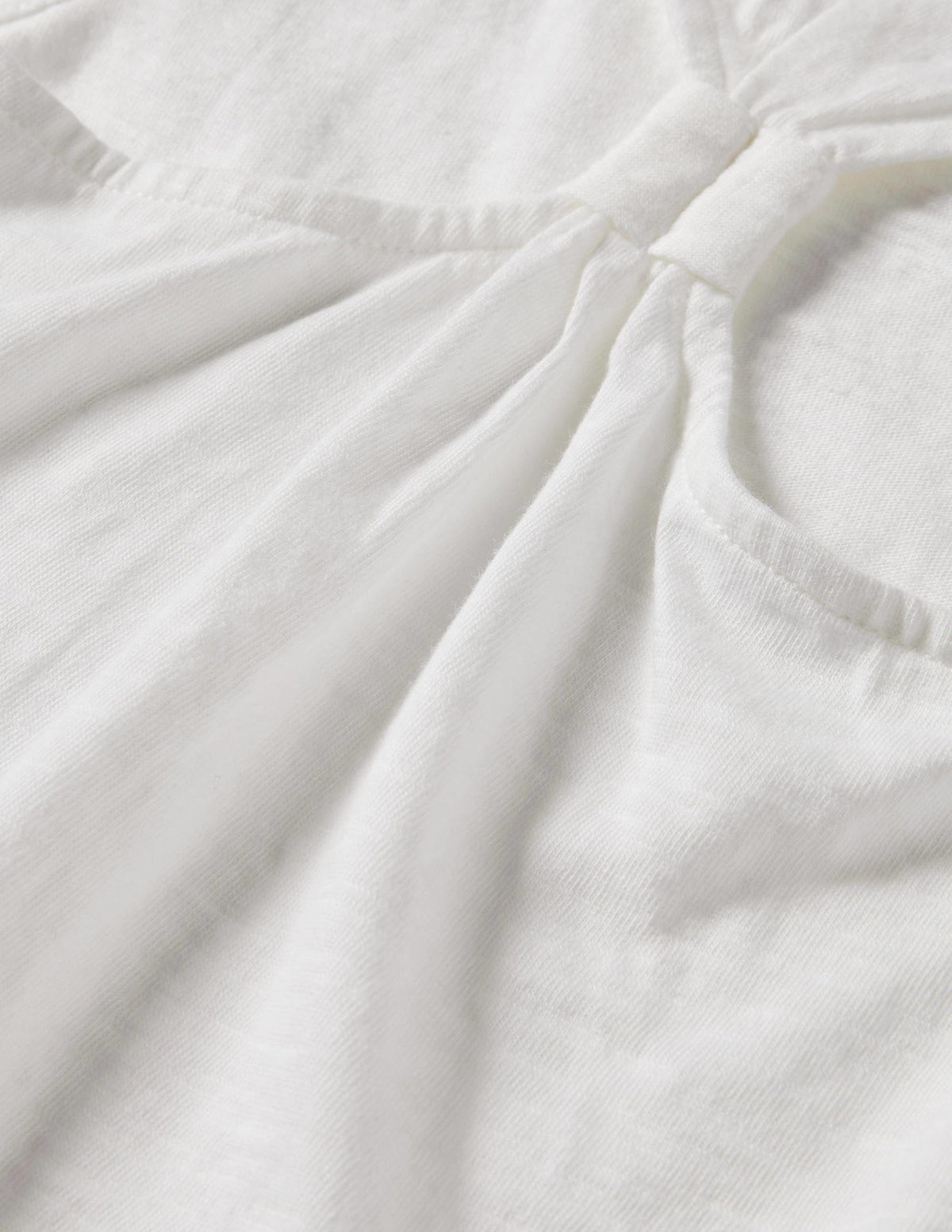 Knot Back Tank Top-White - Image 3