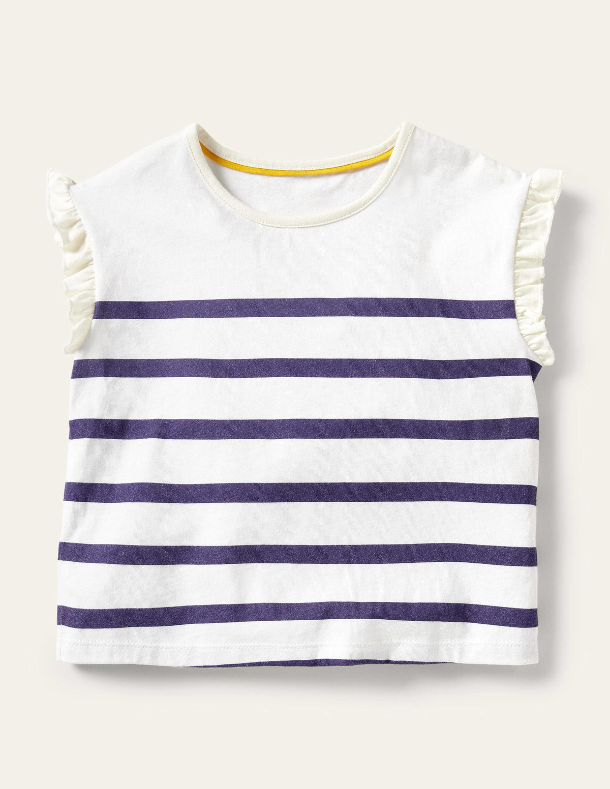 Faye Jersey Top-Starboard Navy/ Ivory - Image 1