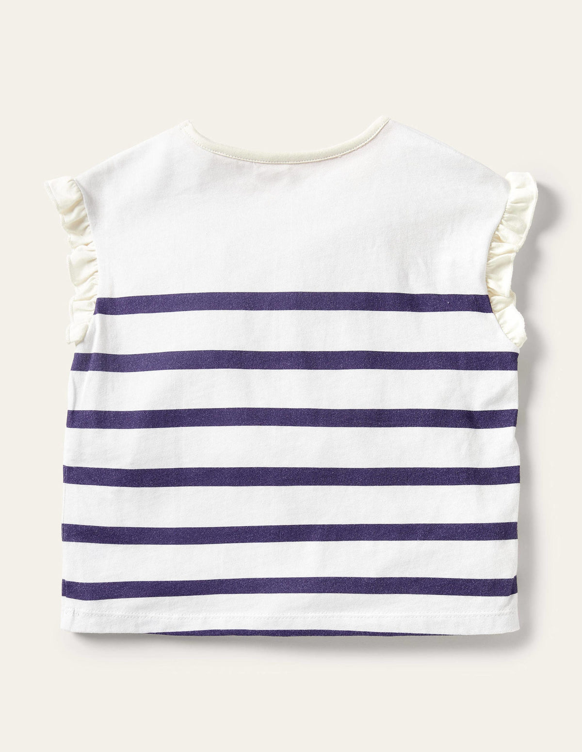Faye Jersey Top-Starboard Navy/ Ivory-2