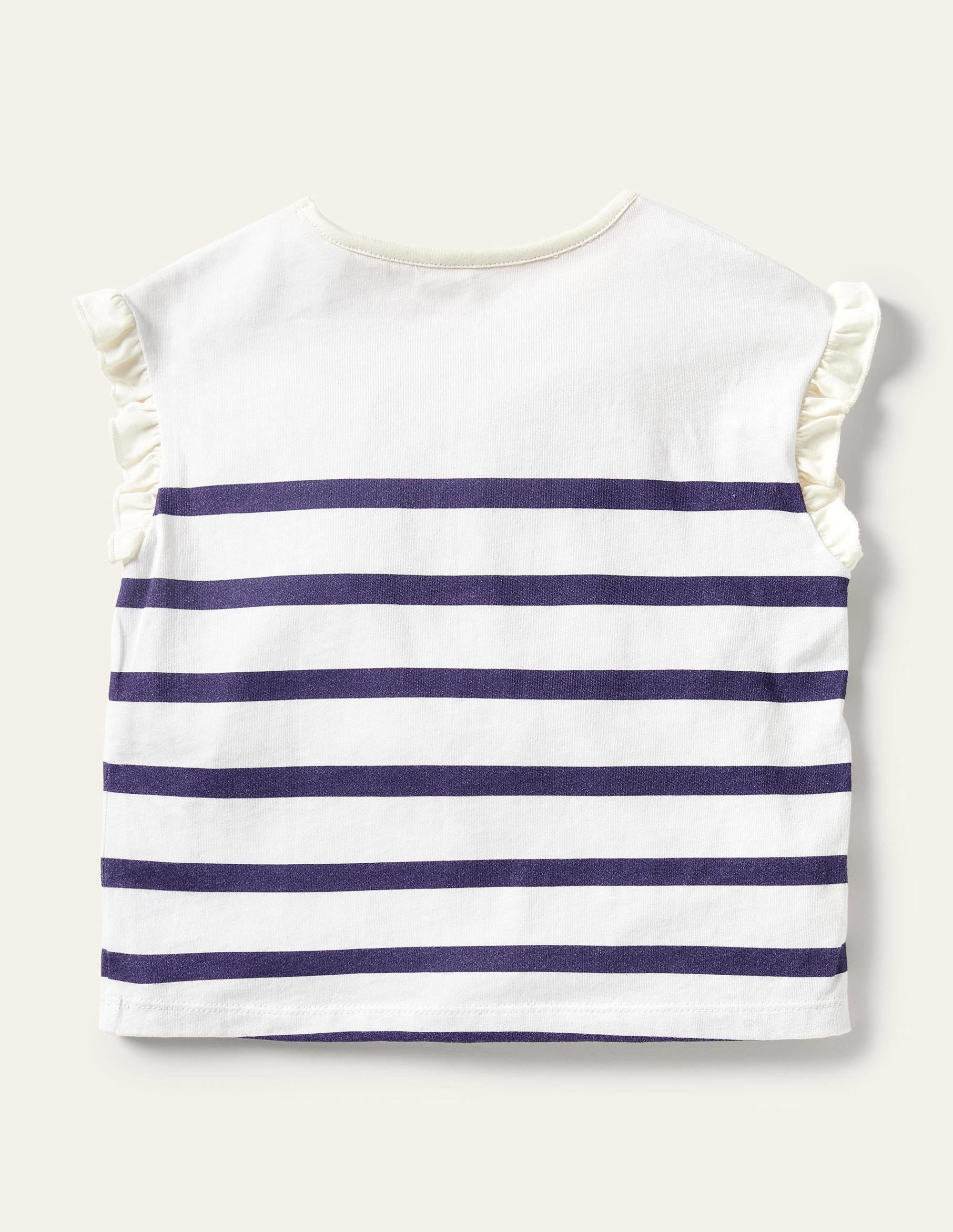 Faye Jersey Top-Starboard Navy/ Ivory - Image 2