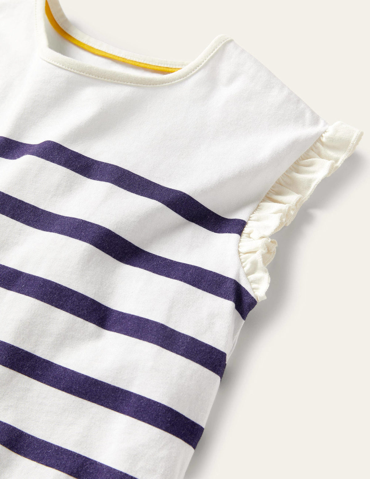 Faye Jersey Top-Starboard Navy/ Ivory - Image 3