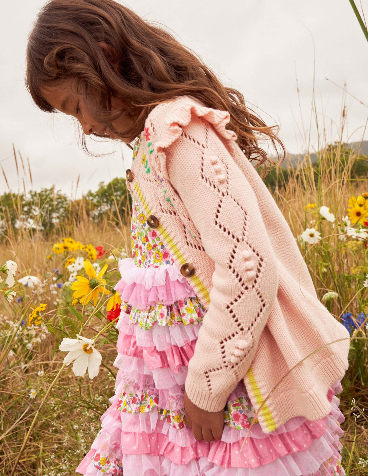 Embroidered Cardigan-Provence Dusty Pink - Image 5