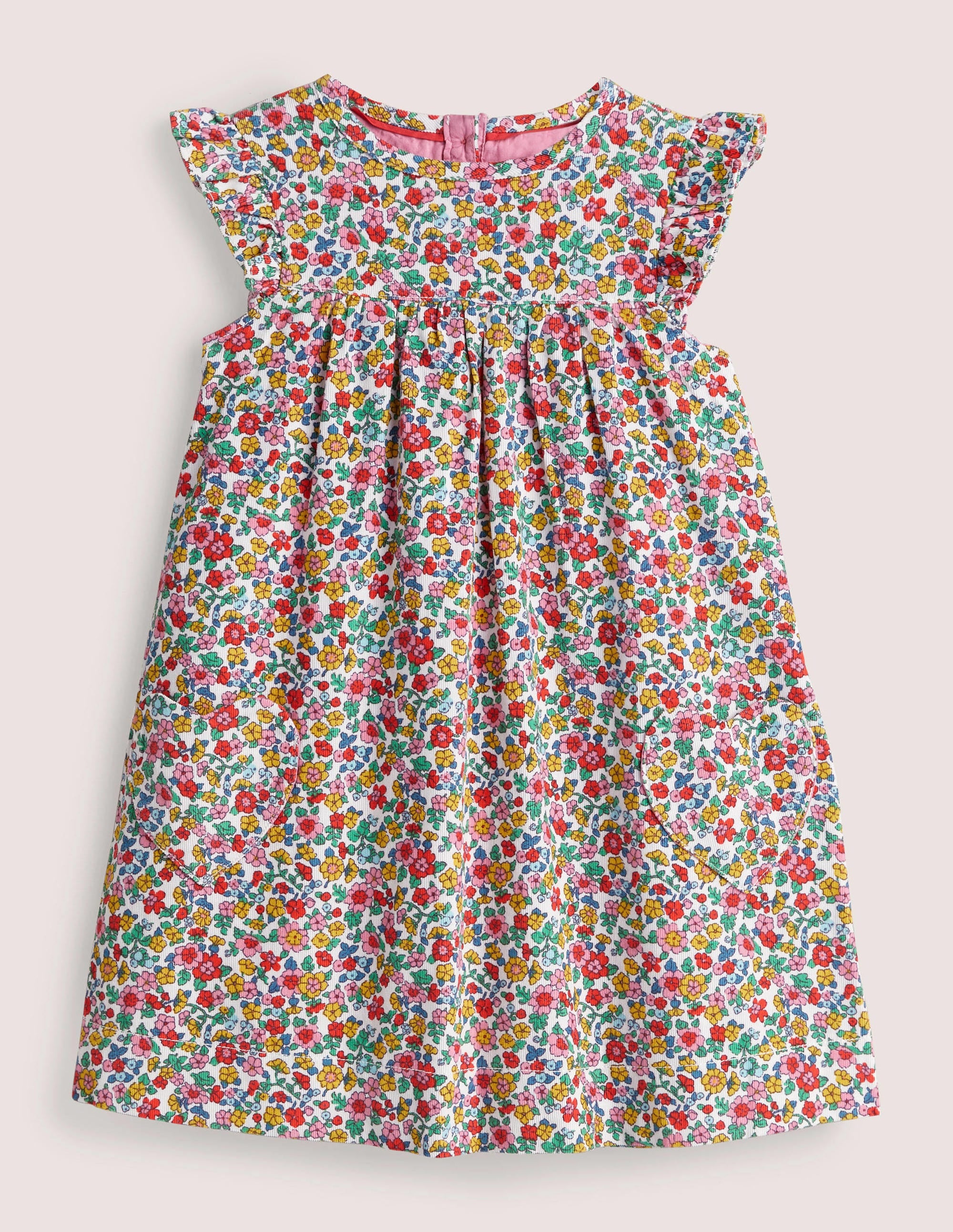 Easy Everyday Dress-Ivory Vintage Floral - Image 1