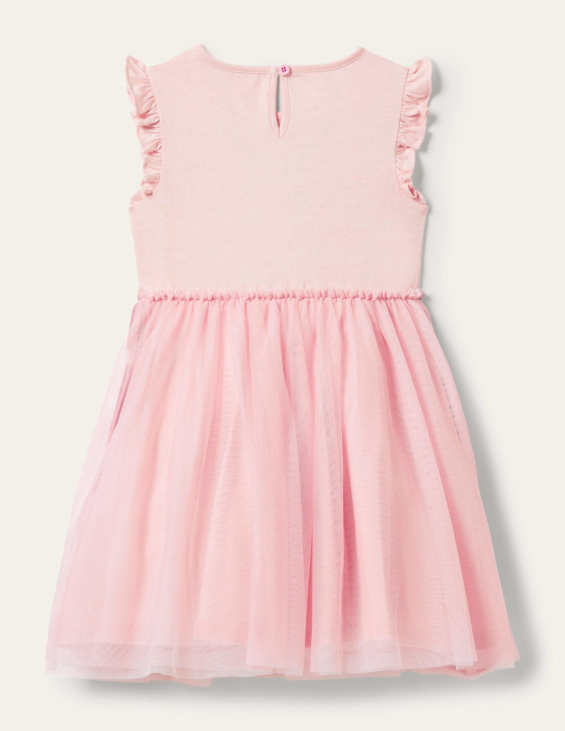 Butterfly Tulle Dress-Provence Dusty Pink Butterfly-2