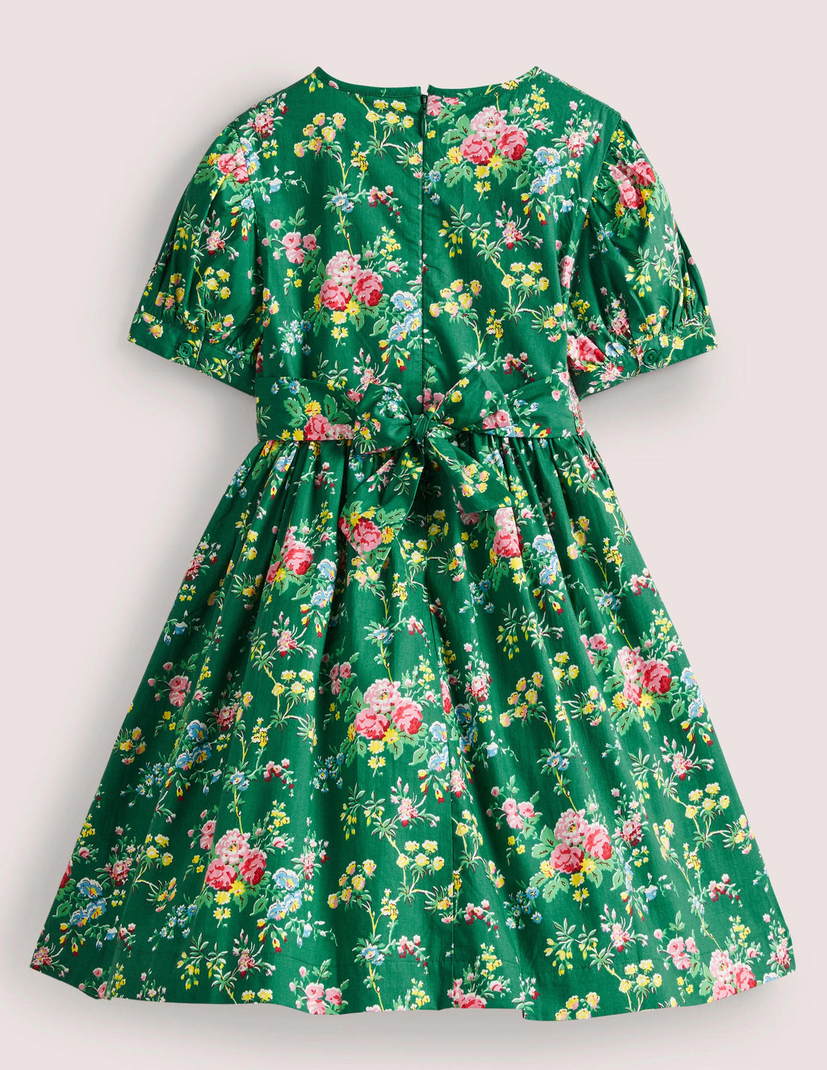 Smocked Dress-Shady Glade Green Floral - Image 2