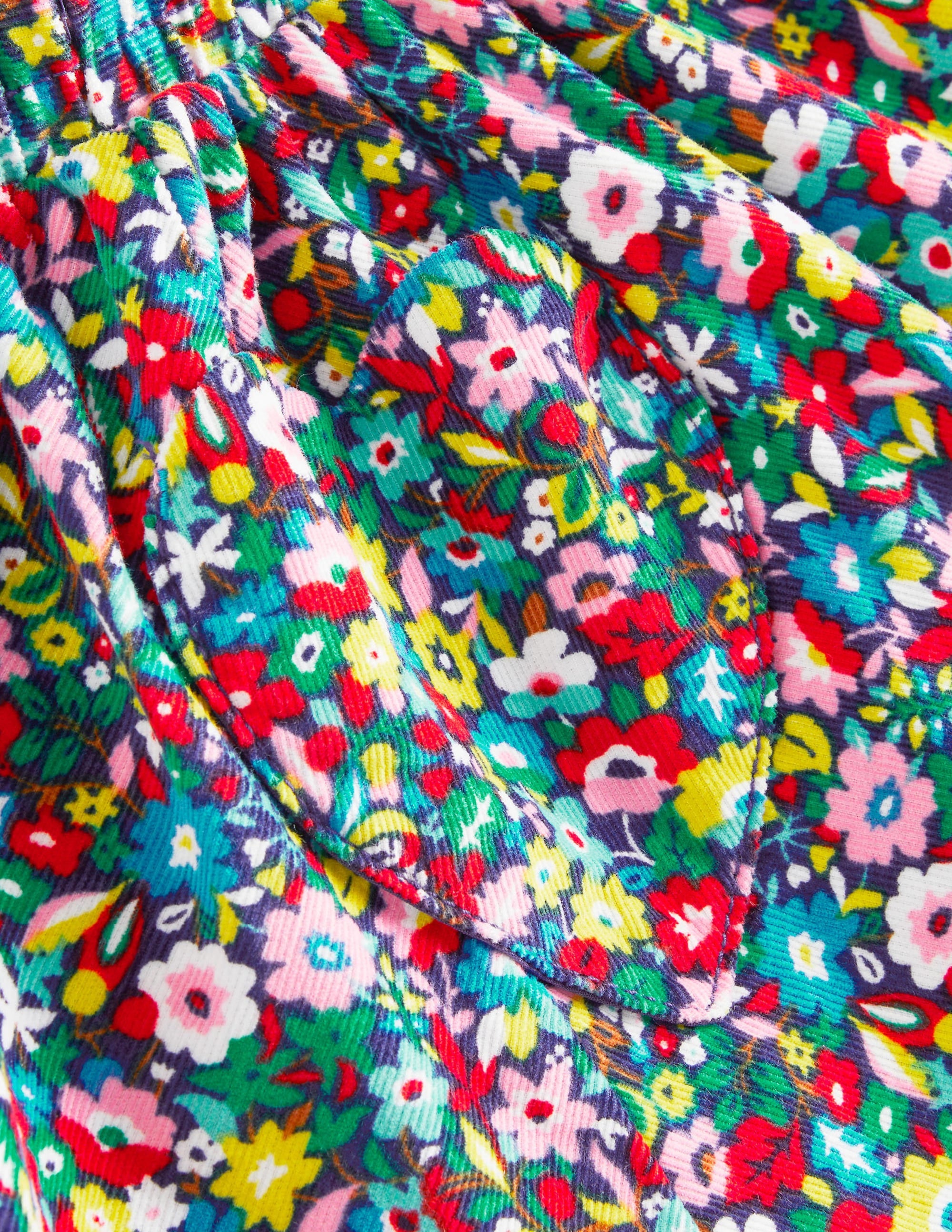 Woven Twirly Skirt-Multi Patchwork Floral - Image 3