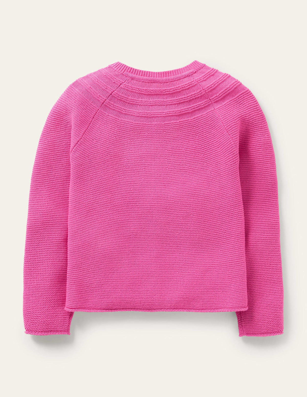 Cotton Cashmere Mix Cardigan-Tickled Pink - Image 2