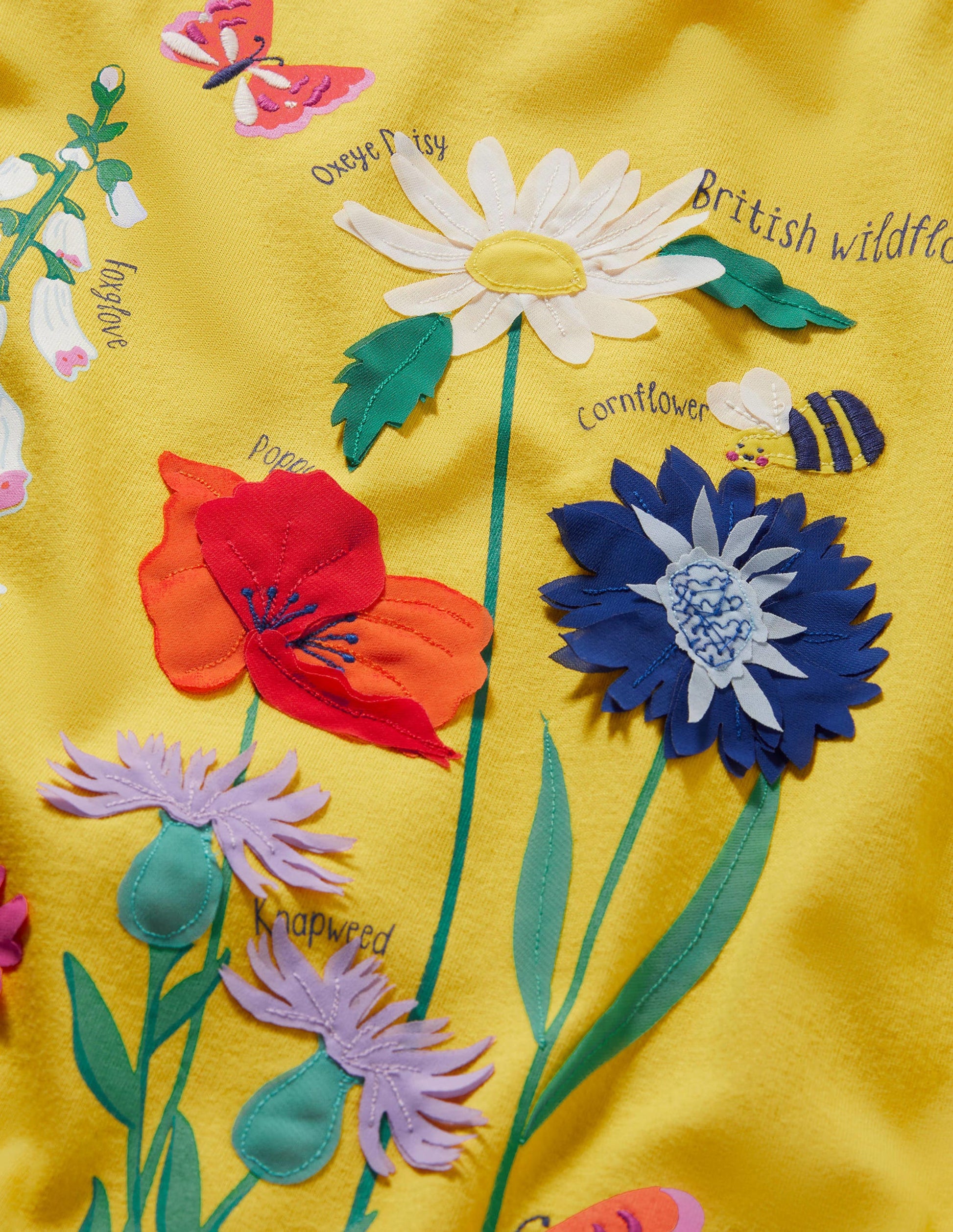 Flutter Fun Fact T-shirt-Daffodil Yellow Flowers-3