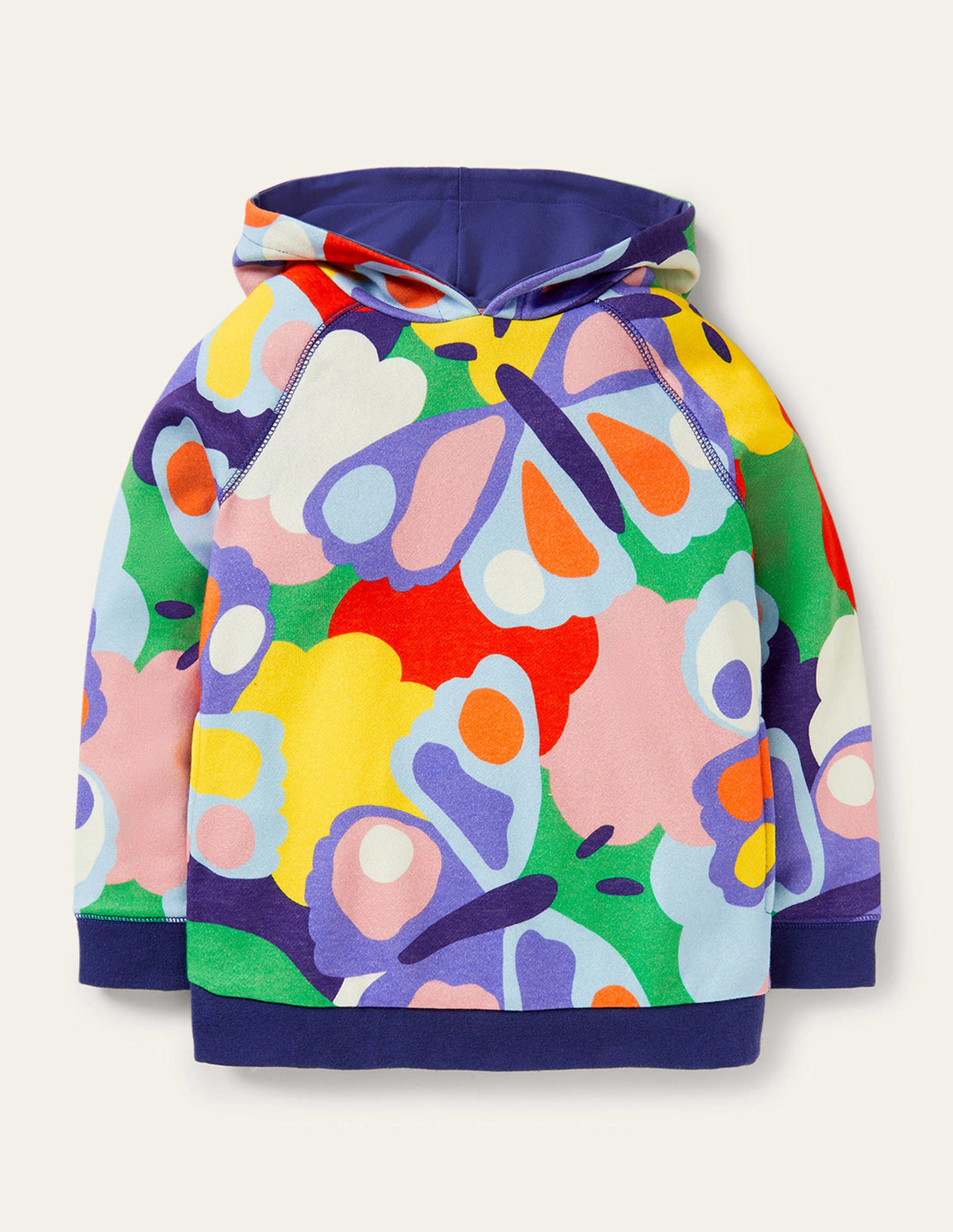 Printed Hoodie-Multi Bonkers Butterfly-1