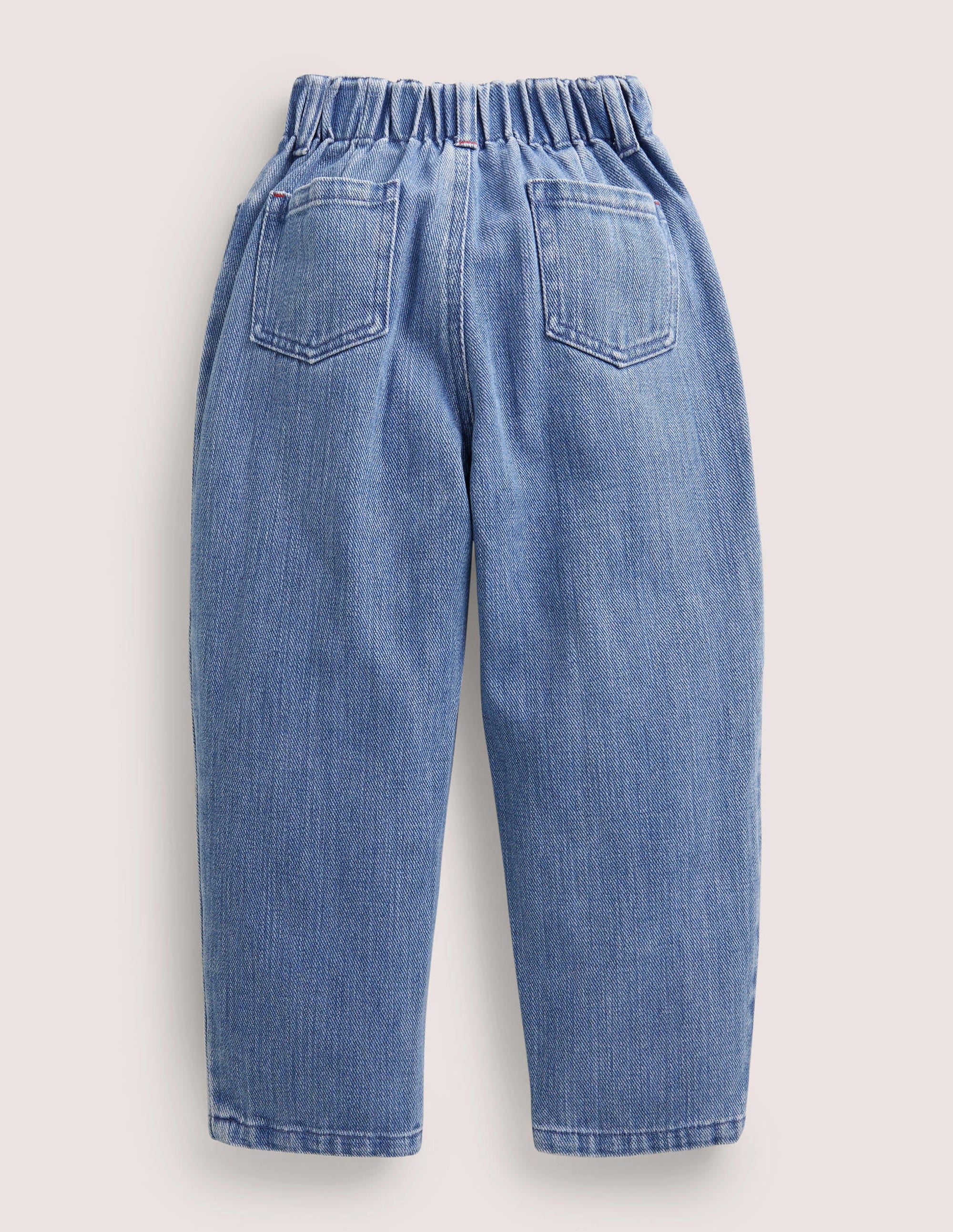 Barrel Leg Jeans-Mid Vintage Denim - Image 2