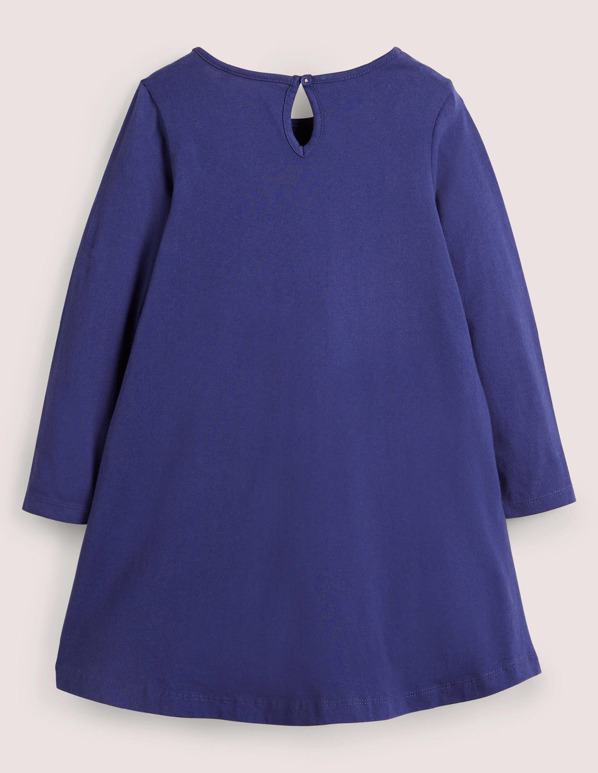 Space Big Appliqué Dress-Starboard Blue - Image 2