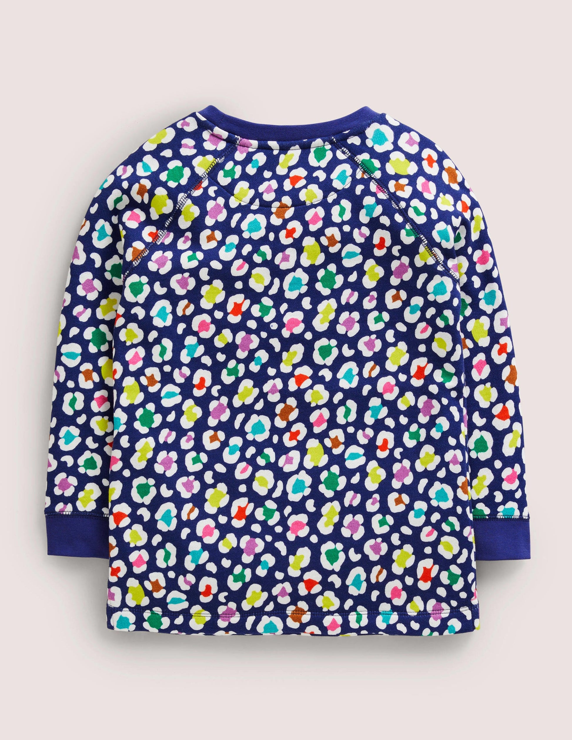 Sweatshirt Tunic-Starboard Navy Leopard-2