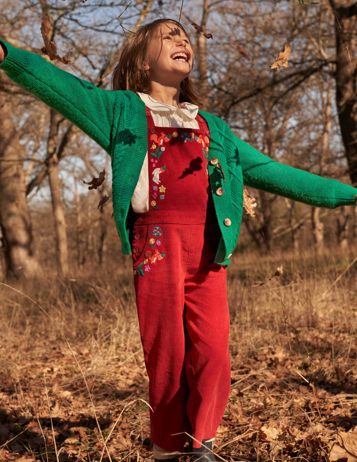 Slouchy Cable Cardigan-Shady Glade Green - Image 5
