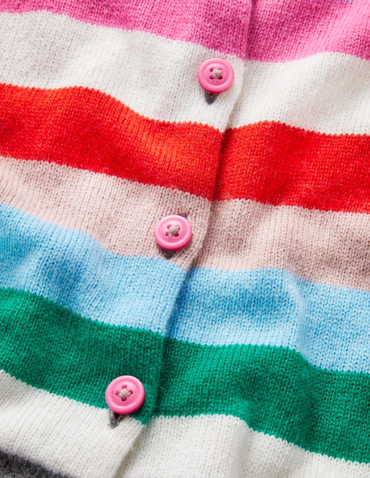 Rainbow Stripe Cardigan-Multi Rainbow Stripe-3