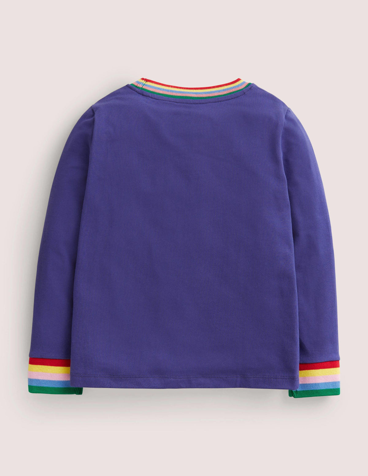 Rainbow Rib Slub T-Shirt-Starboard Blue - Image 2