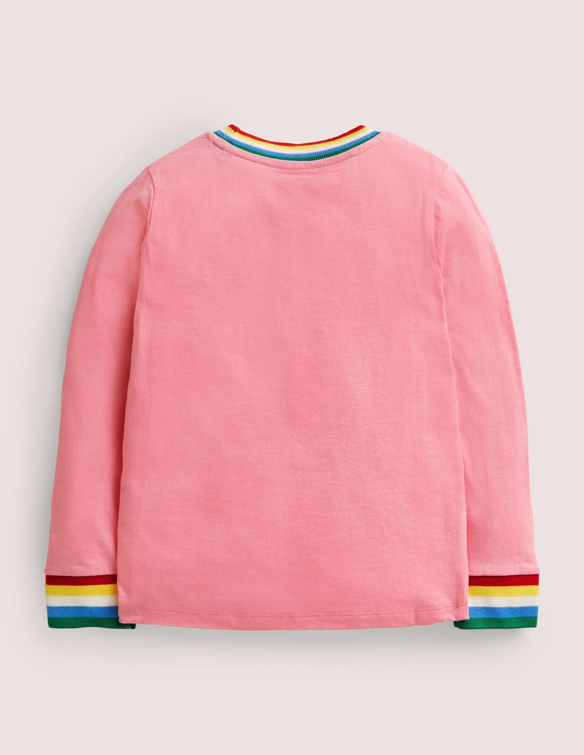 Rainbow Rib Slub T-Shirt-Pink Lemonade-2