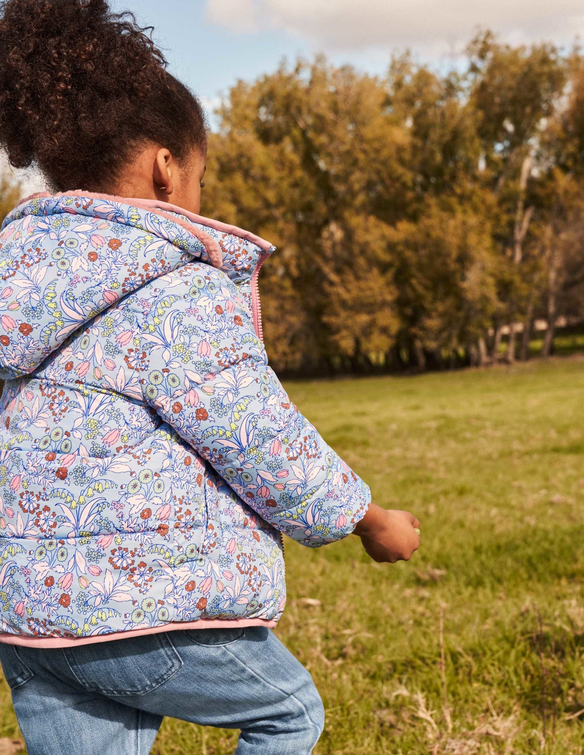 Reversible Borg Jacket-Dusty Blue Floral-14