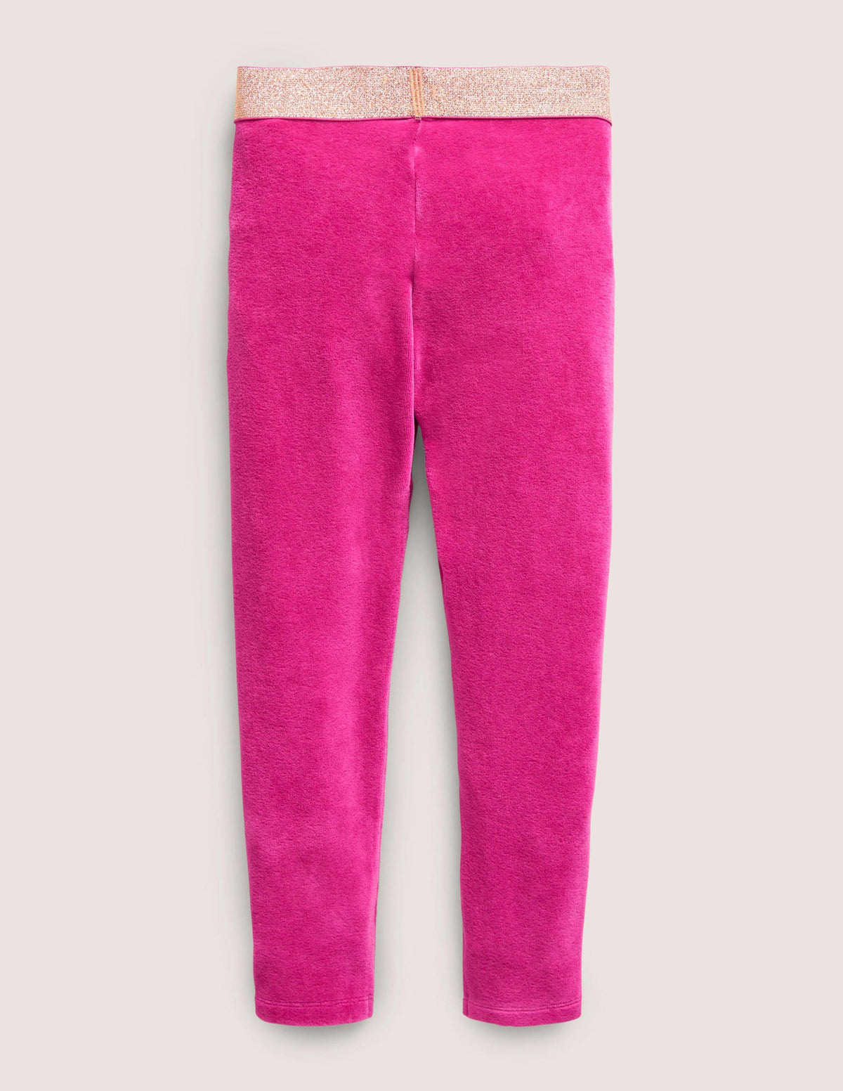 Sparkle Waist Velvet Leggings-Pink Yarrow-2