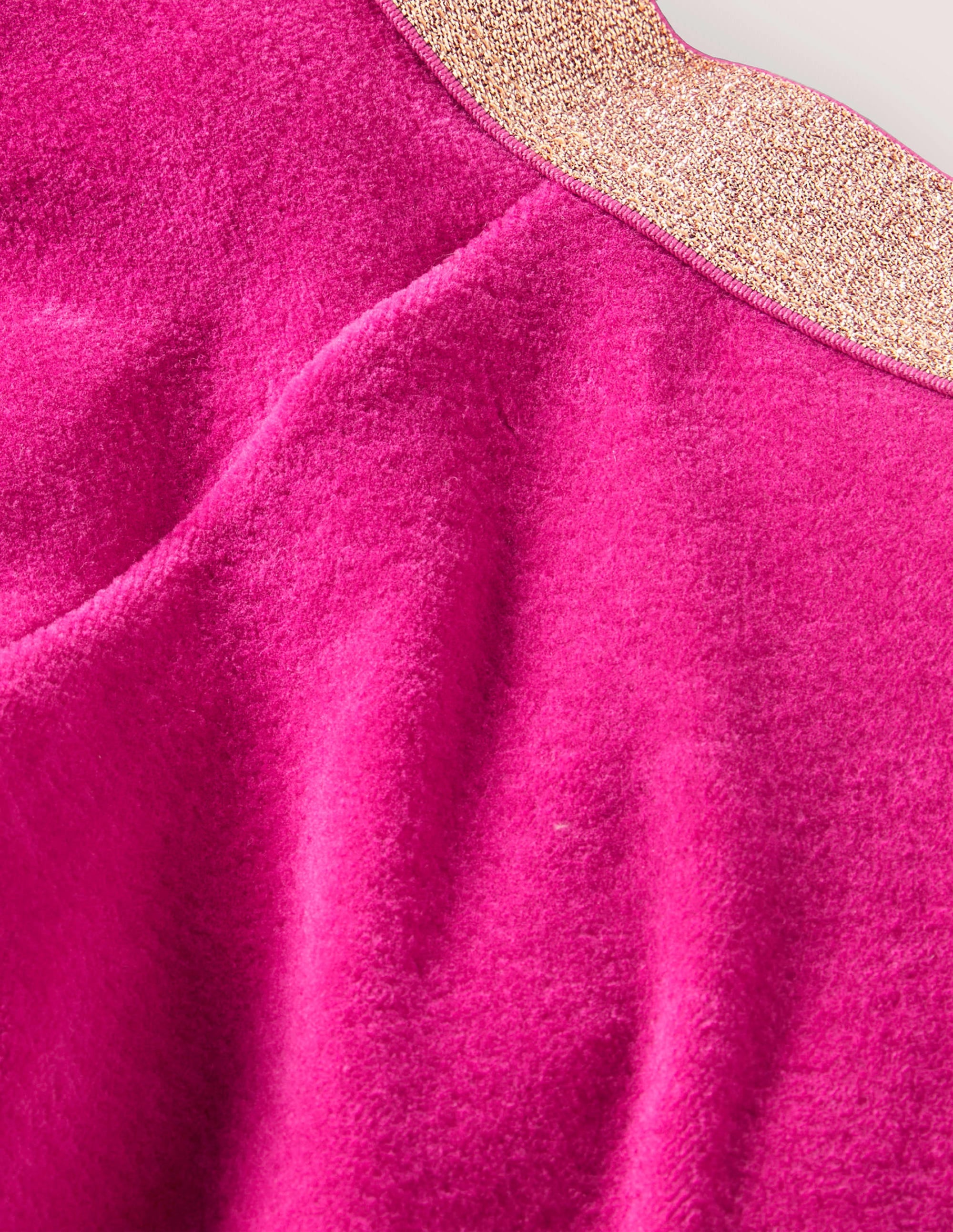 Sparkle Waist Velvet Leggings-Pink Yarrow - Image 3