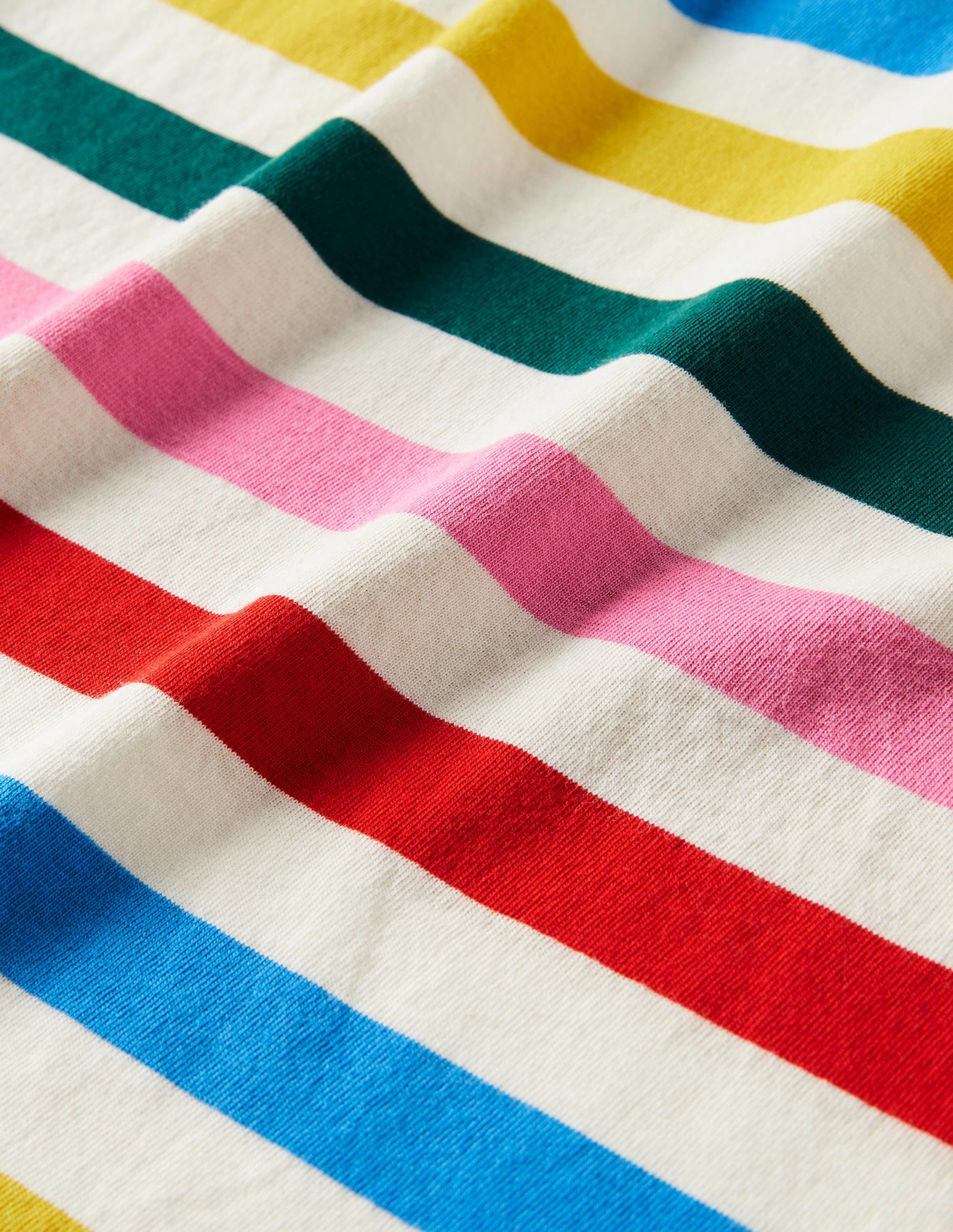 Repurposed Breton T-shirt-Rainbow Multi - Image 3