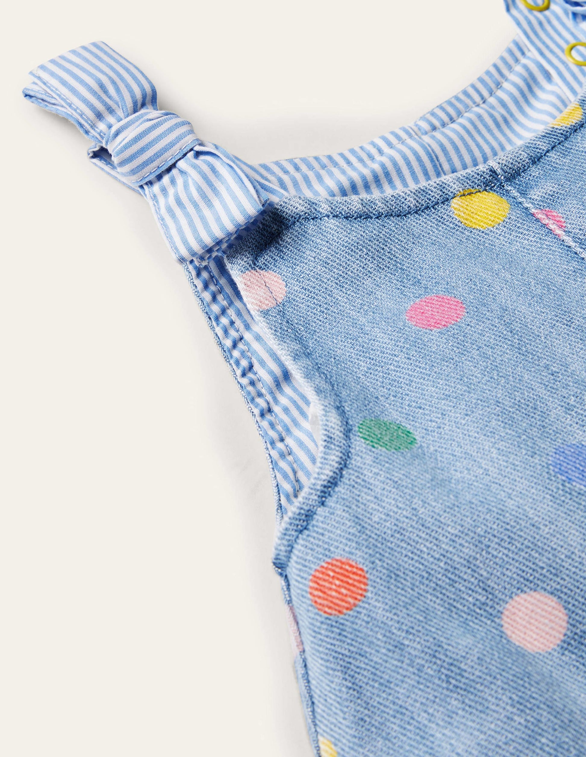 Multi Spot Overalls-Chambray Multi Spot-3