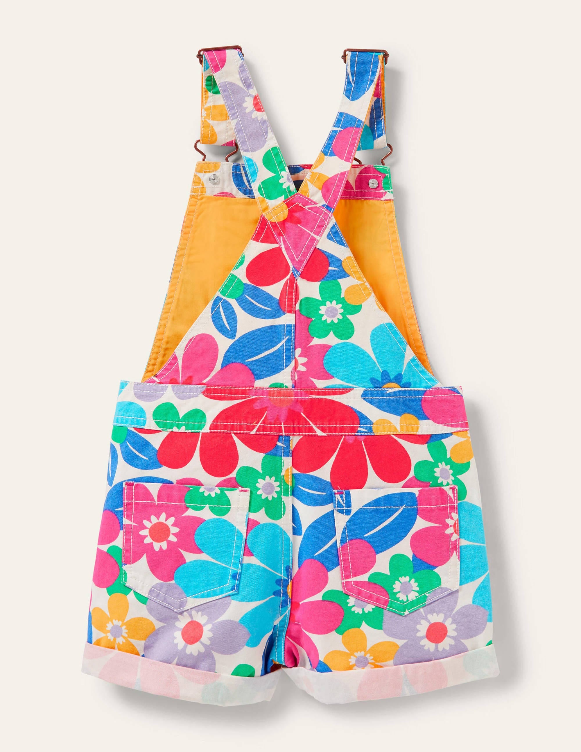 Fun Short Overalls-Multi Floral - Image 2