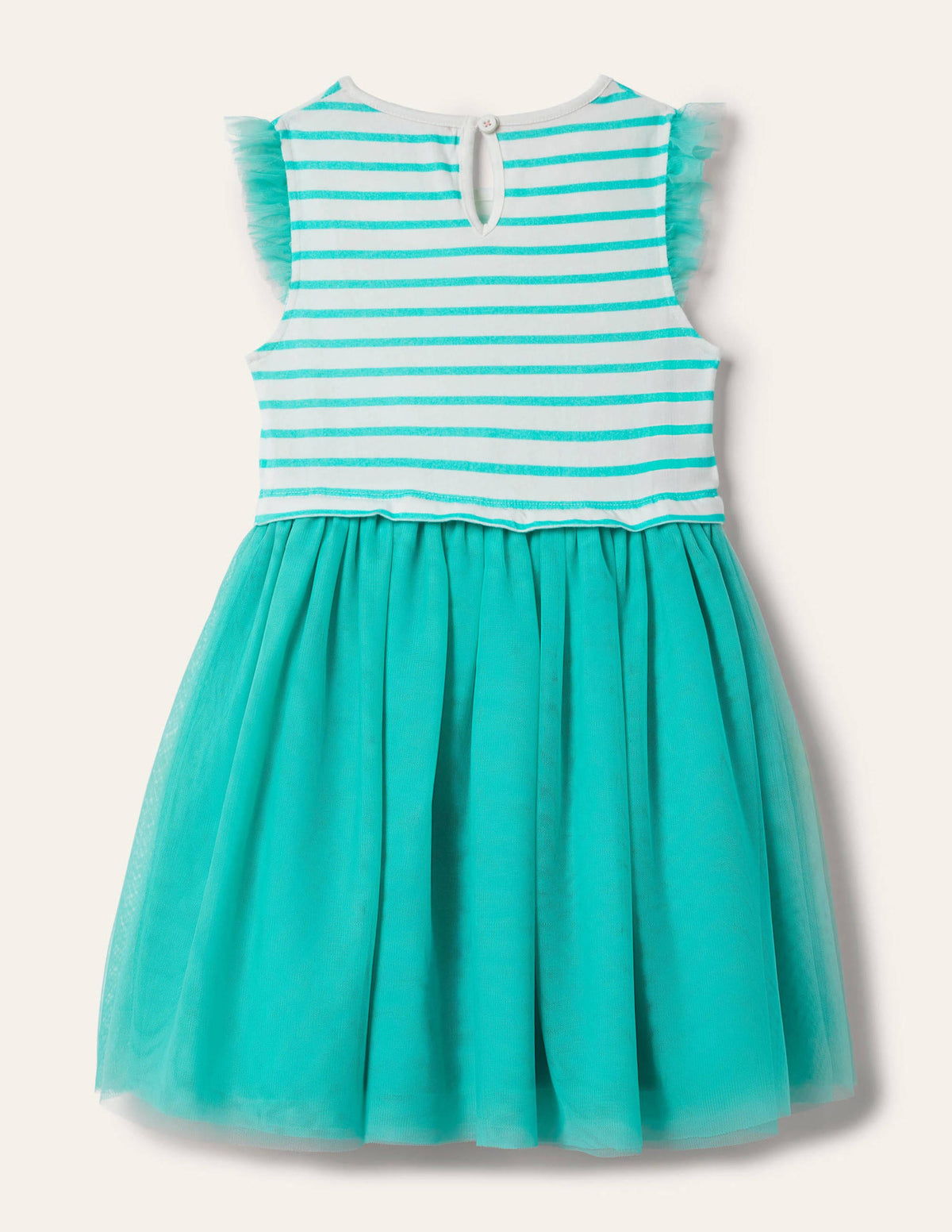 Tulle Dress-Turquoise Parrots-2
