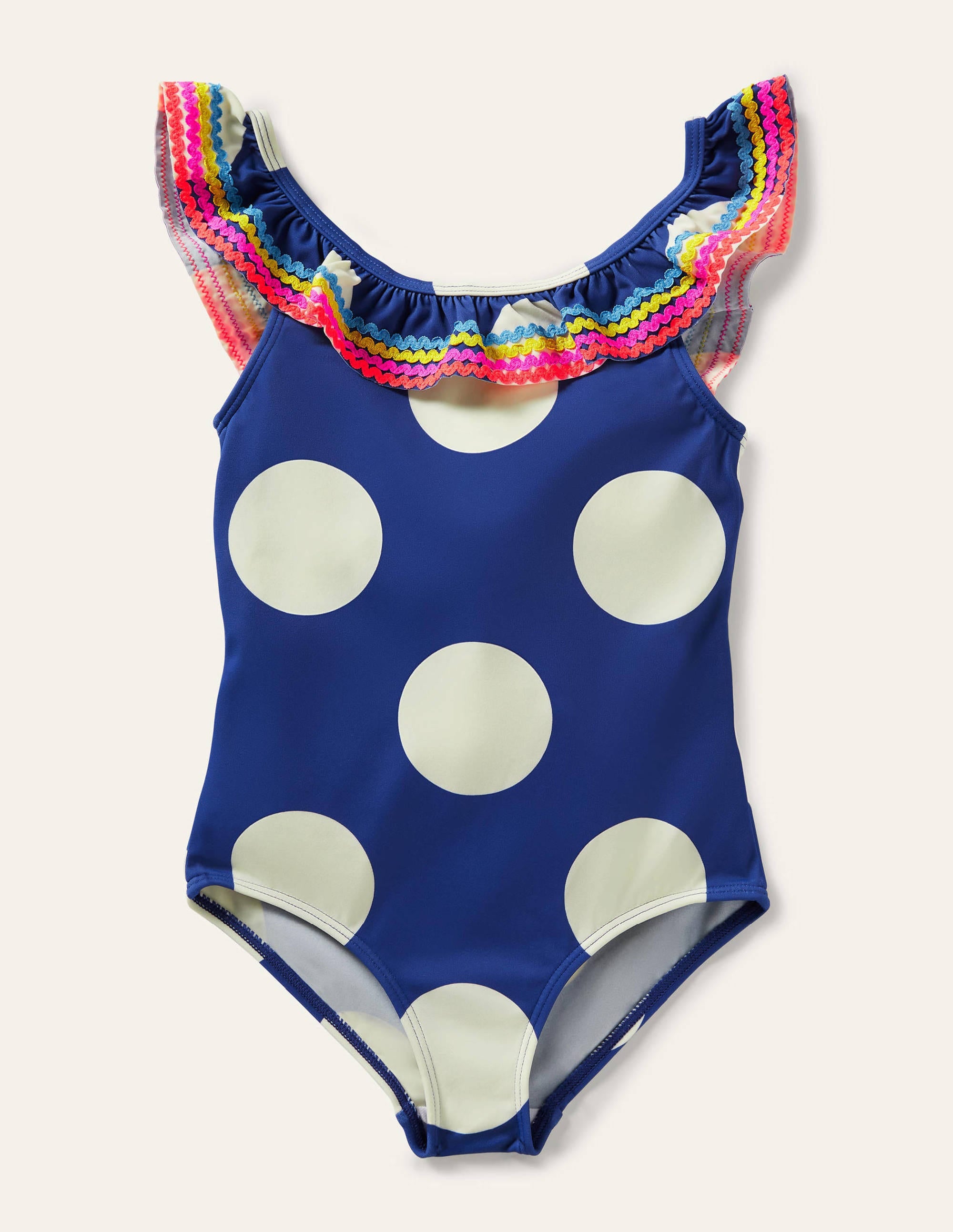 Frill Swimsuit-Blue Wave Jumbo Spot - Image 1