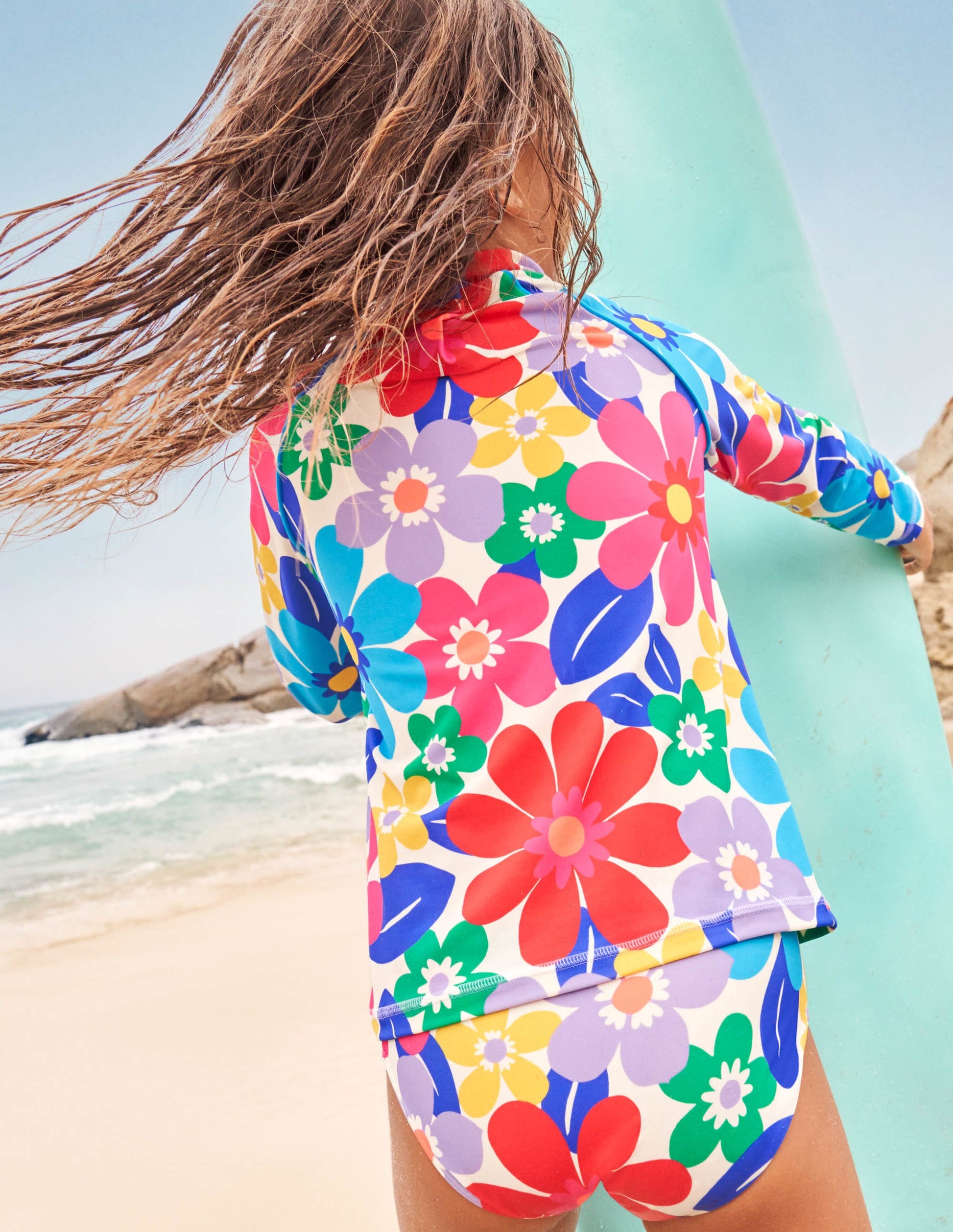 Patterned Rash Guard-Multi Surf Floral-7