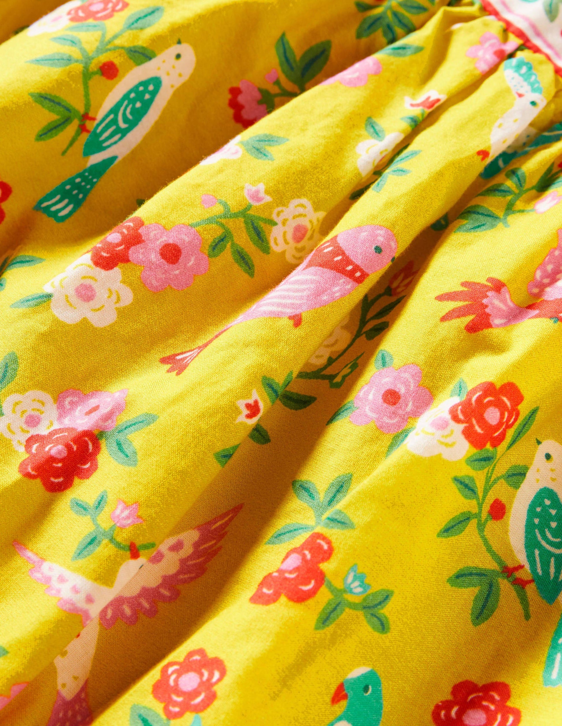 Tie Shoulder Printed Top-Sweetcorn Tropical Garden-3
