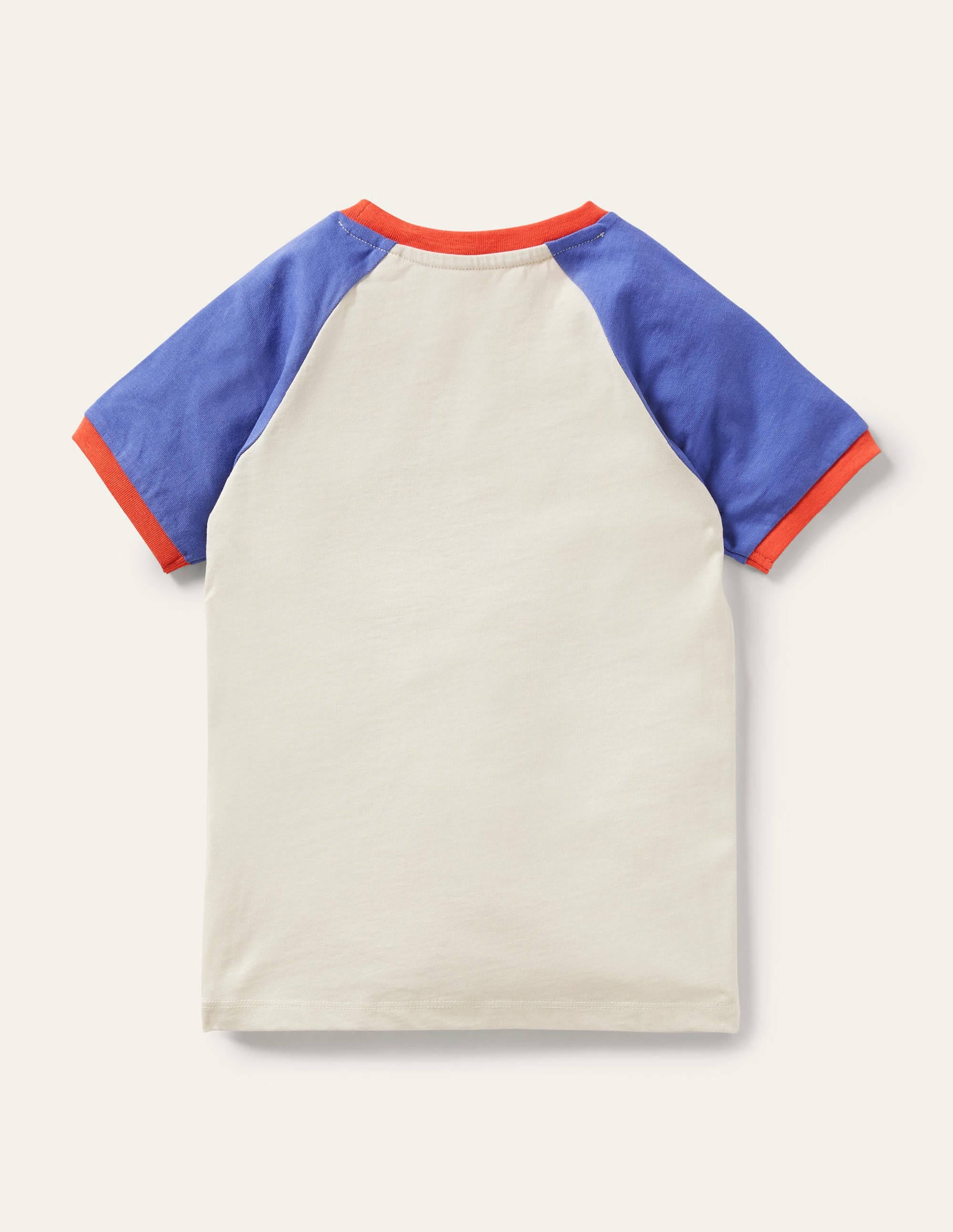 Printed Graphic Raglan T-shirt-Ivory Planet Needs Me - Image 2