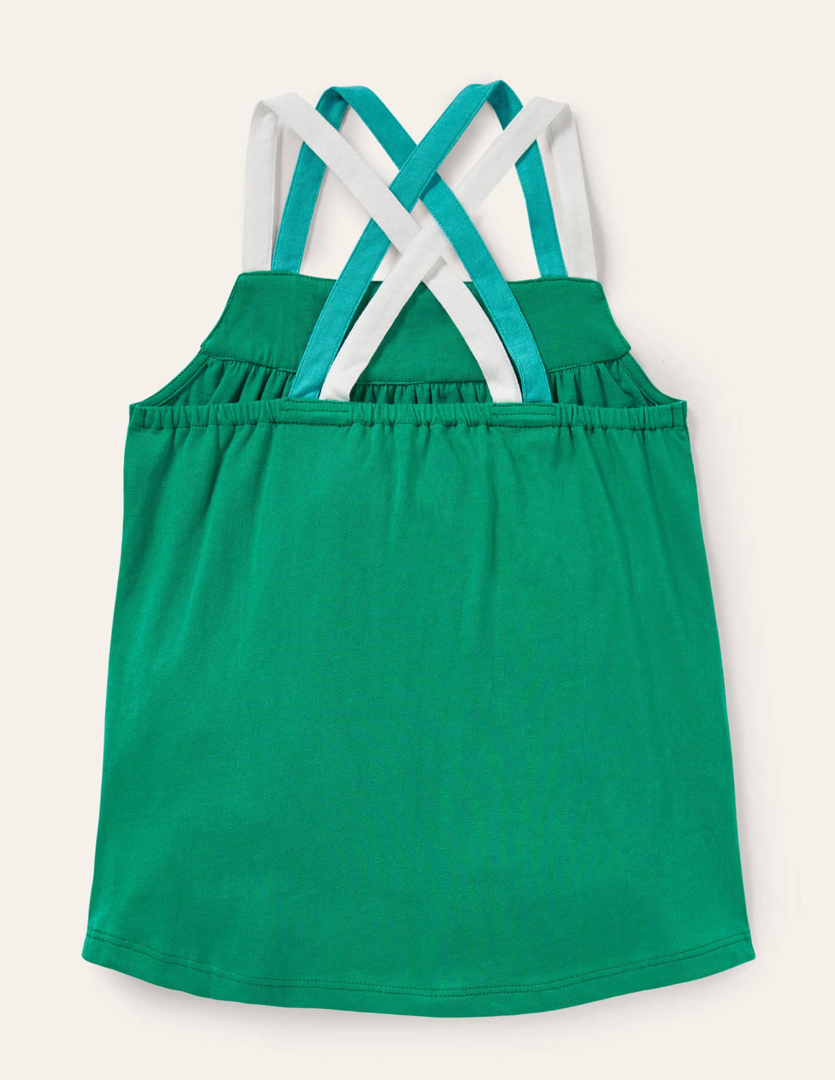 Multi Strap Tank Top-Green Pepper-2