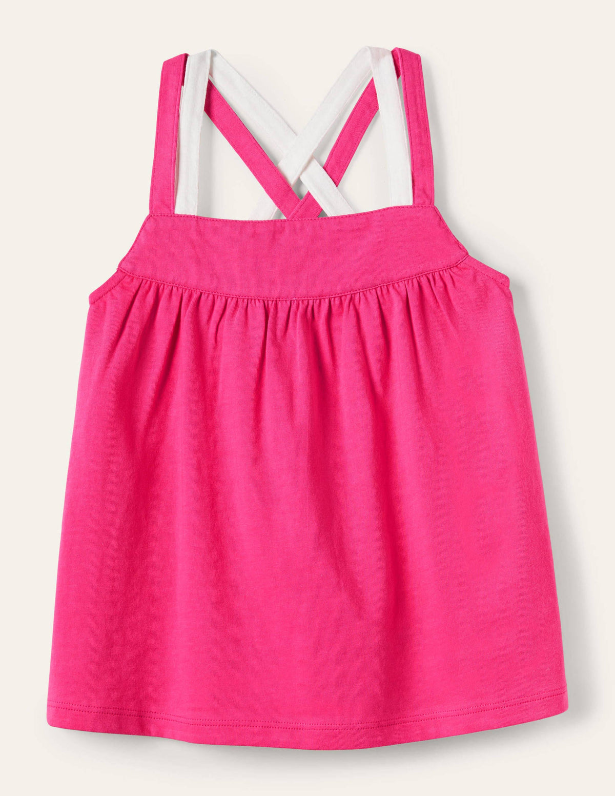Multi Strap Tank Top-Tutti Fruity Pink - Image 1