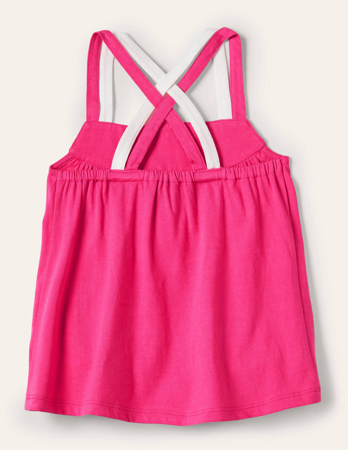 Multi Strap Tank Top-Tutti Fruity Pink - Image 2