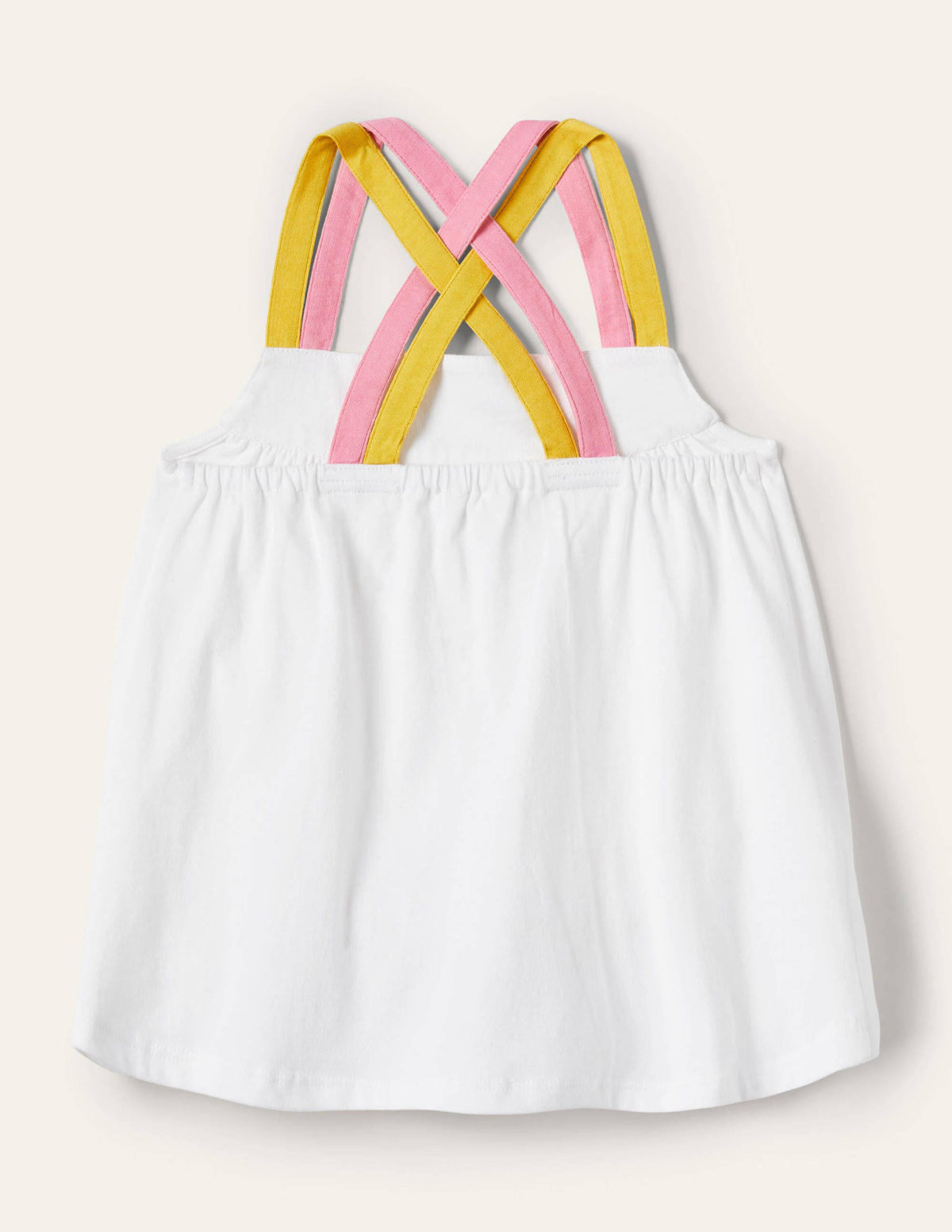 Multi Strap Tank Top-White - Image 2