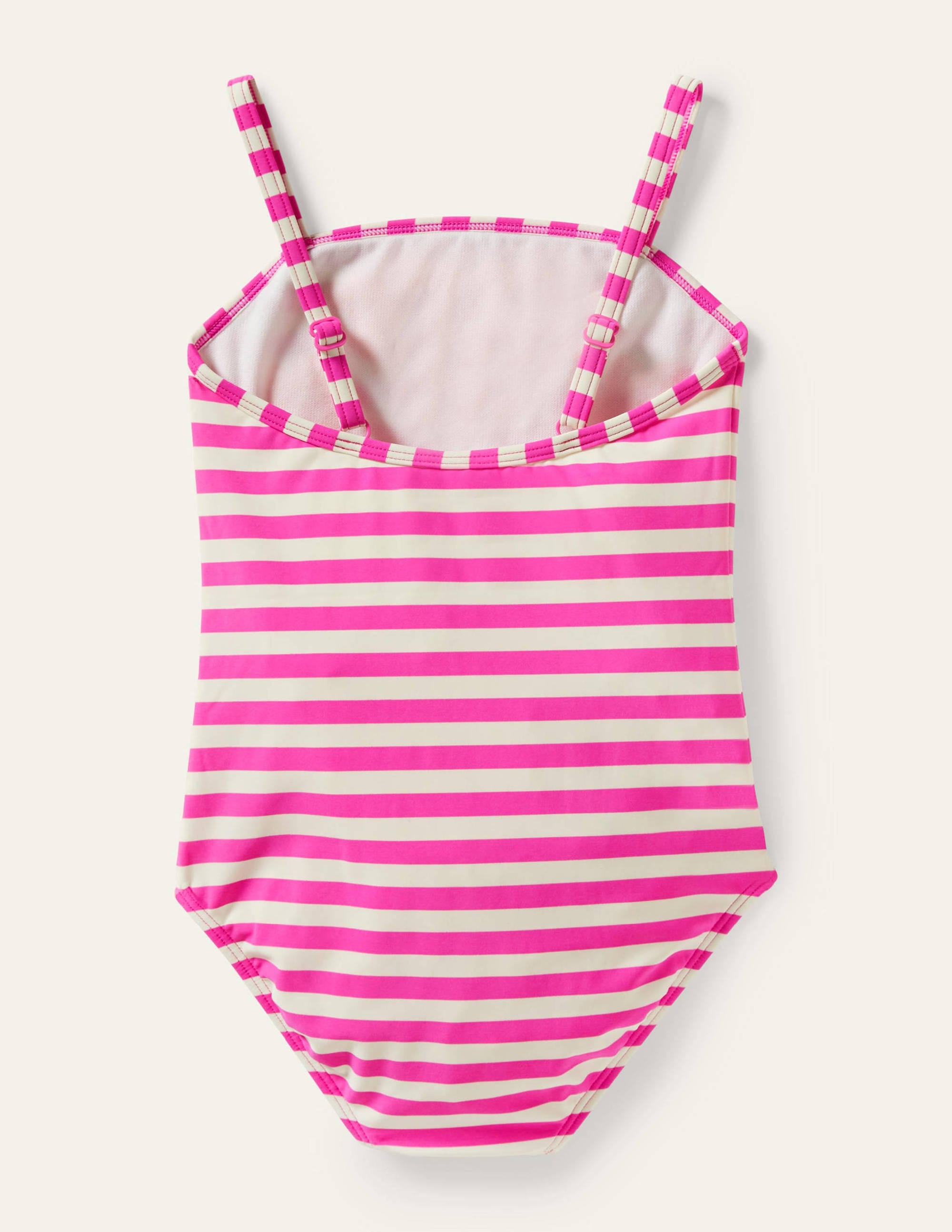 Embroidered Swimsuit-Pop Pansy Pink Stripe - Image 2