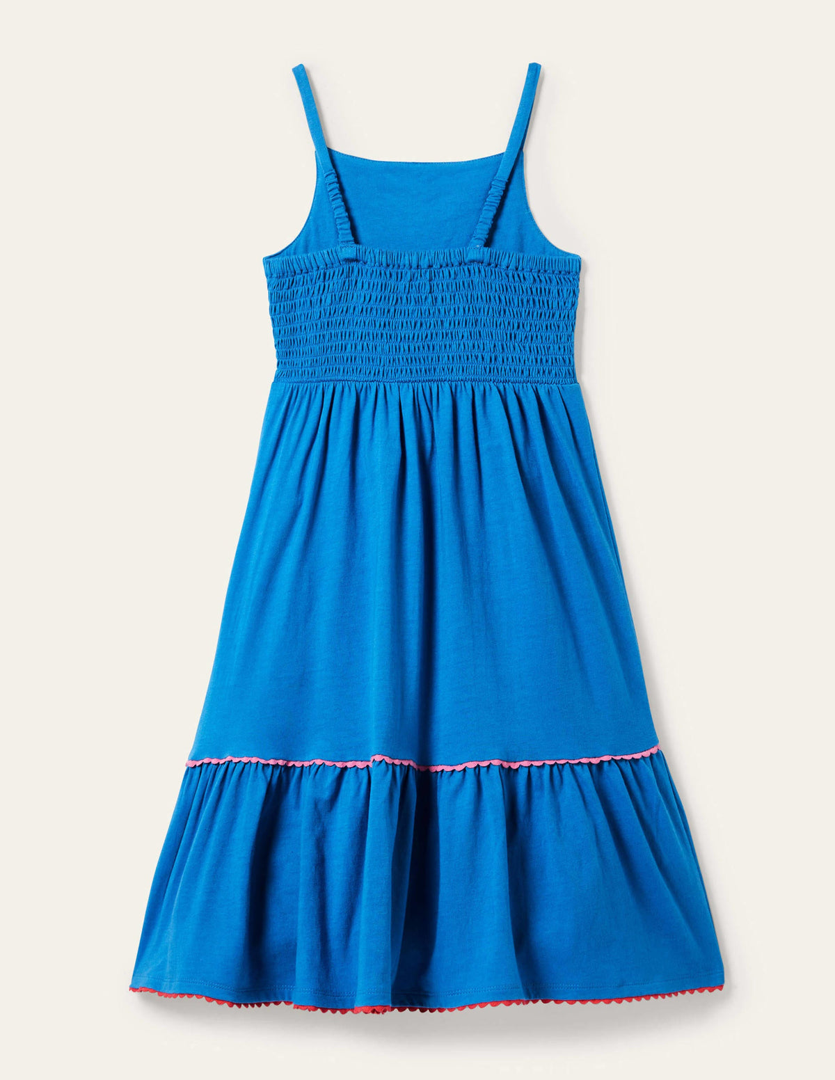Maxi Jersey Dress-Bright Marina Blue - Image 2