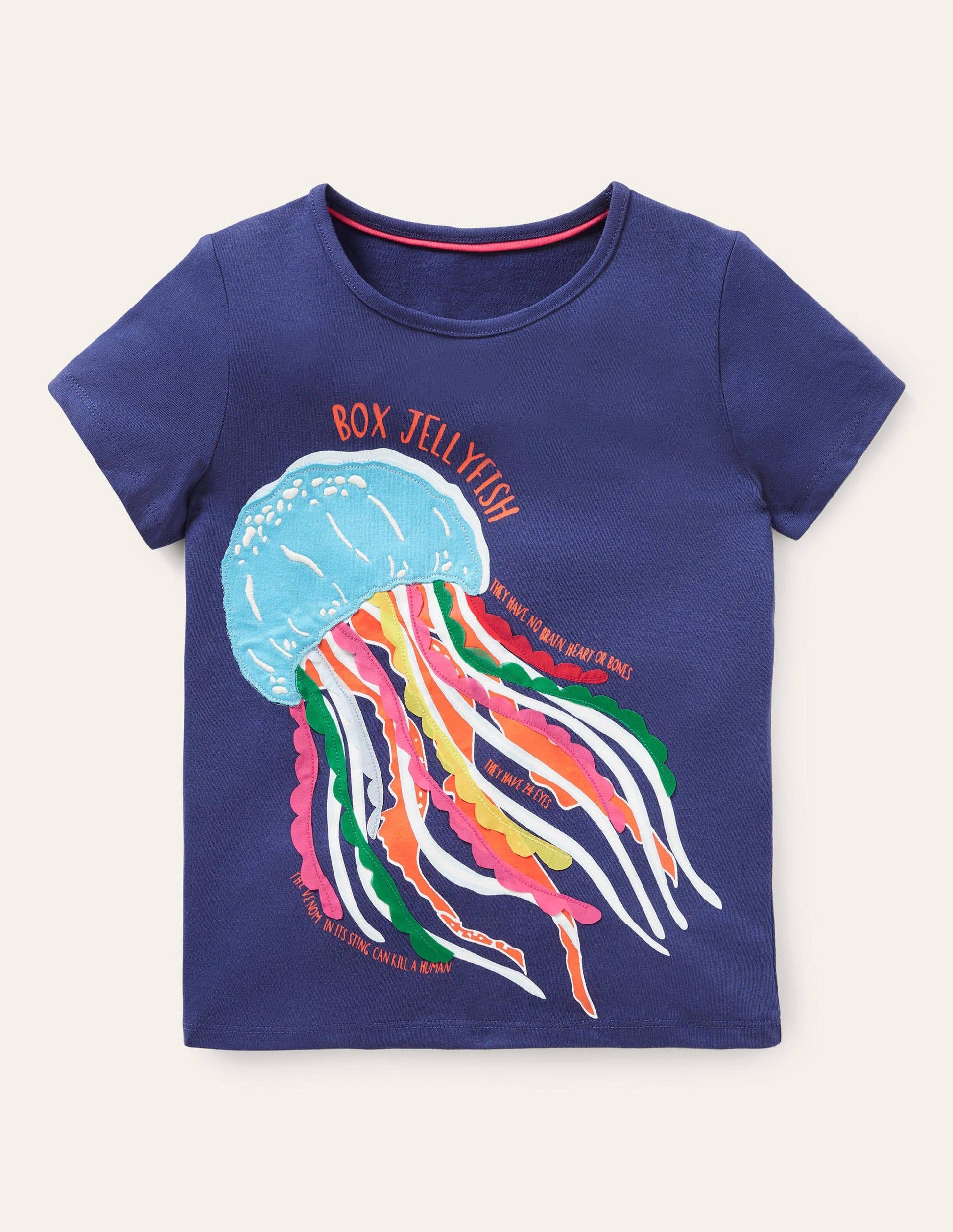 Flutter Fun Fact T-shirt-Starboard Blue Jellyfish-1