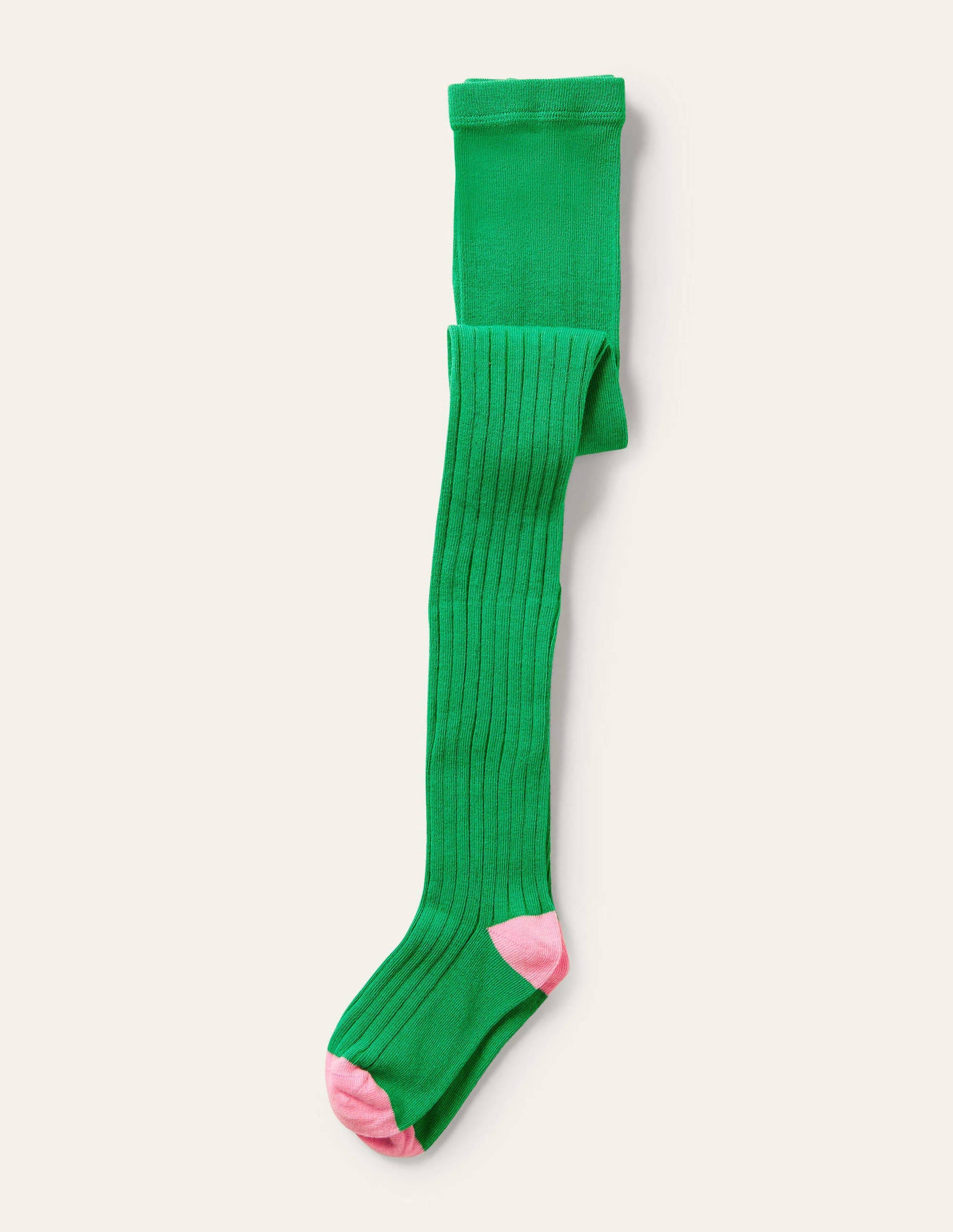 Ribbed Tights-Green-1