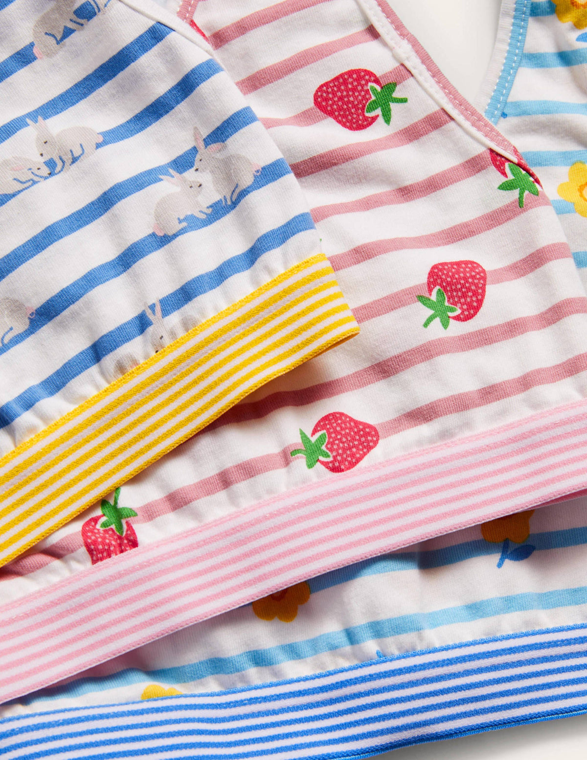 Sporty Crop Tops 3 Pack-Springtime Breton - Image 2
