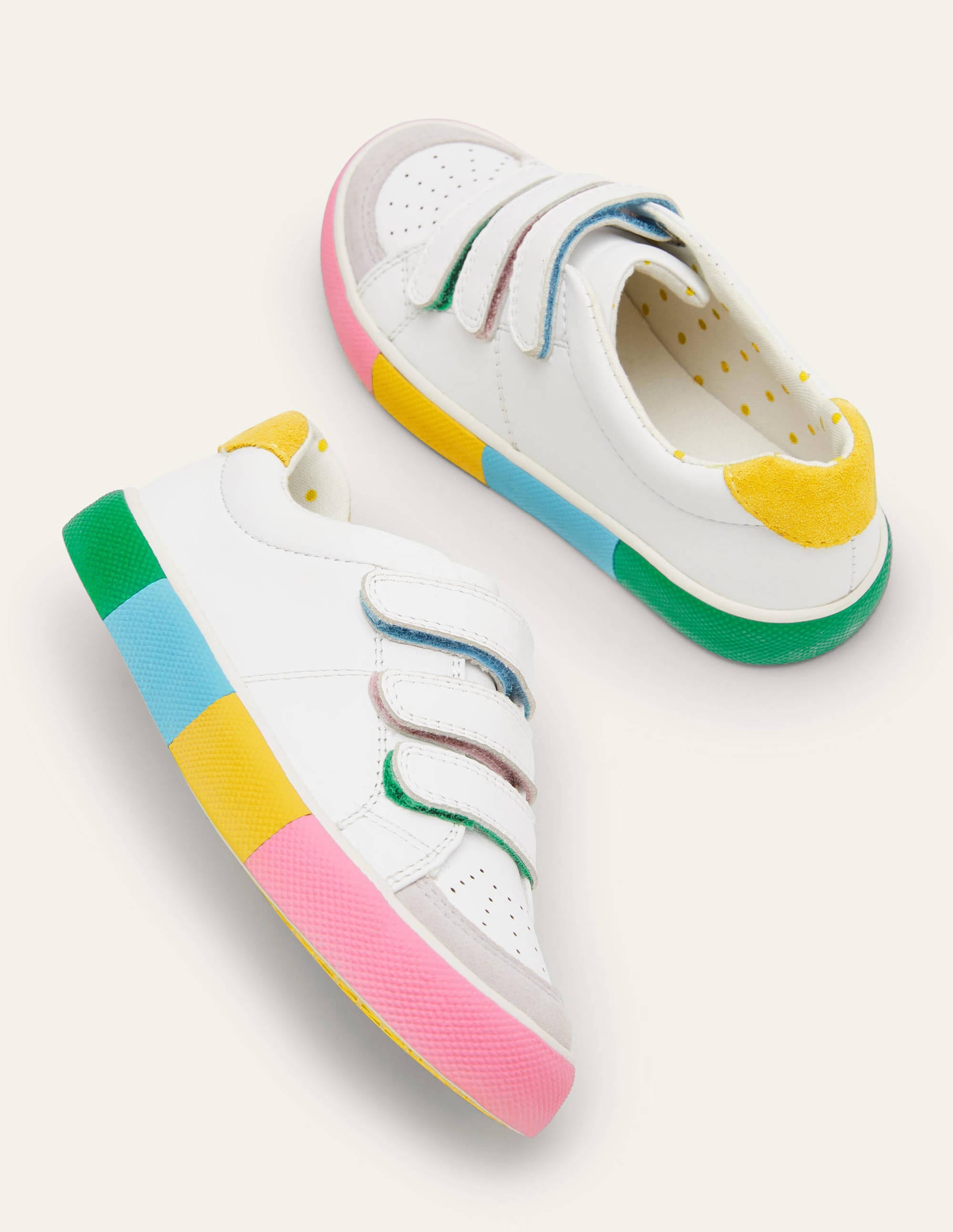Fun Sneakers 3 Strap-Rainbow Foxing - Image 1
